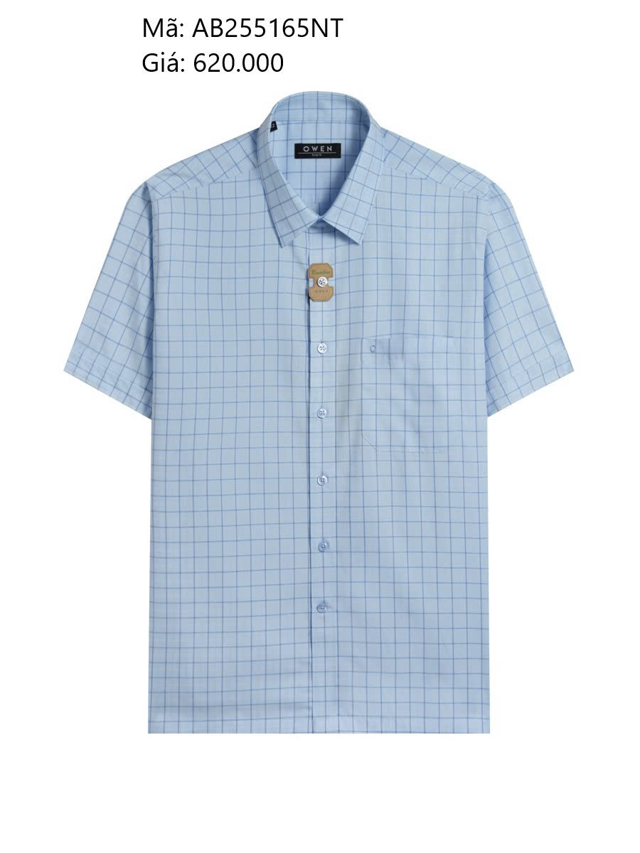 ÁO SƠ MI NGẮN TAY AB255165NT