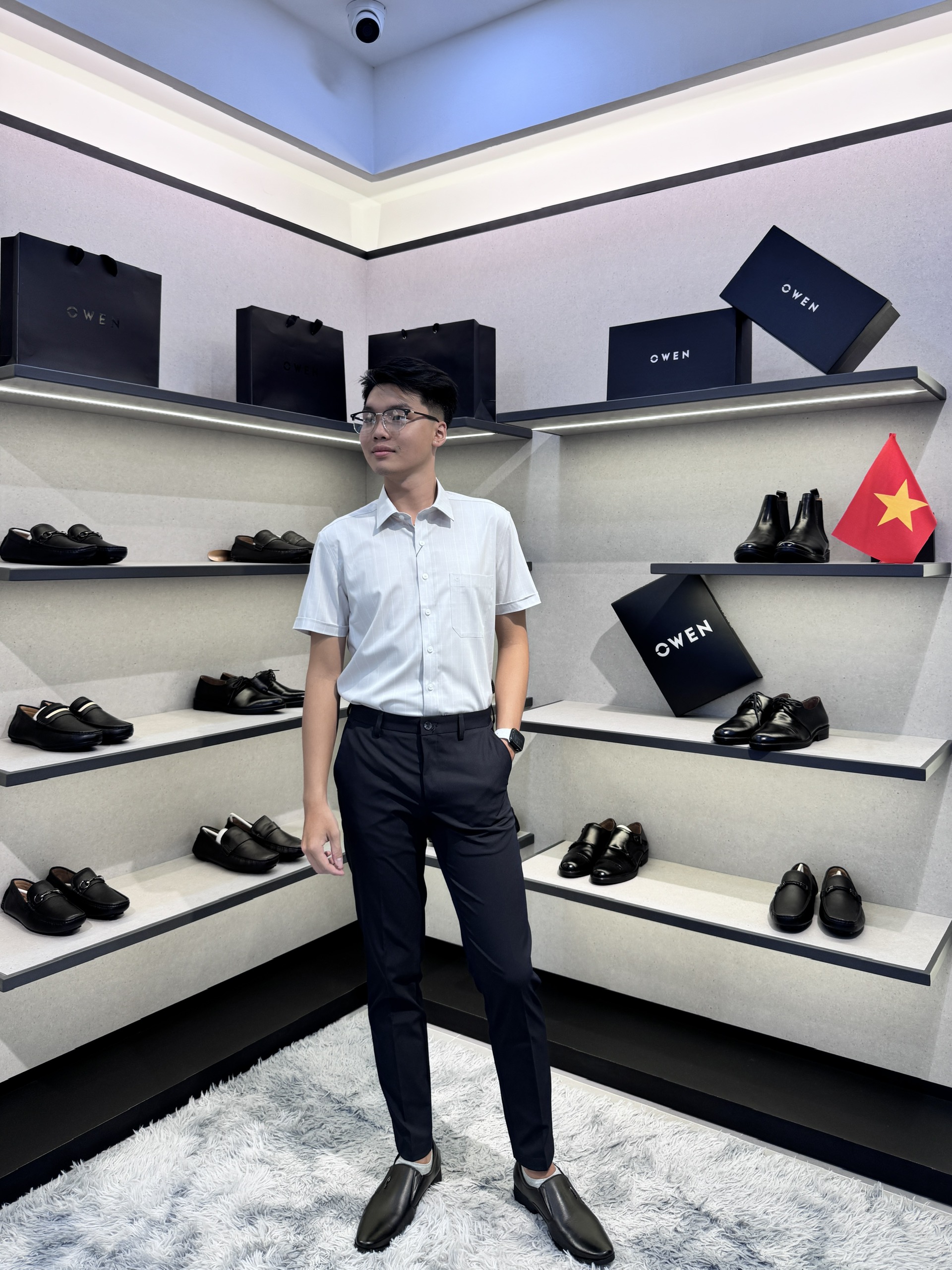 ÁO SƠ MI NGẮN TAY AB255166NT