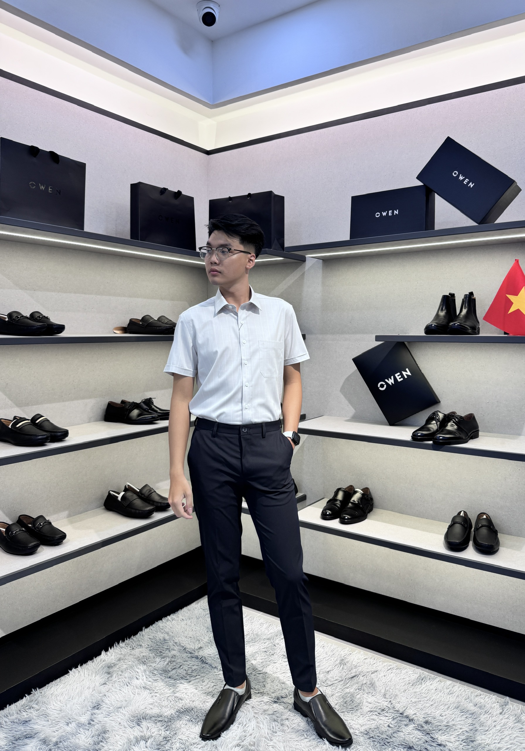 ÁO SƠ MI NGẮN TAY AB255166NT