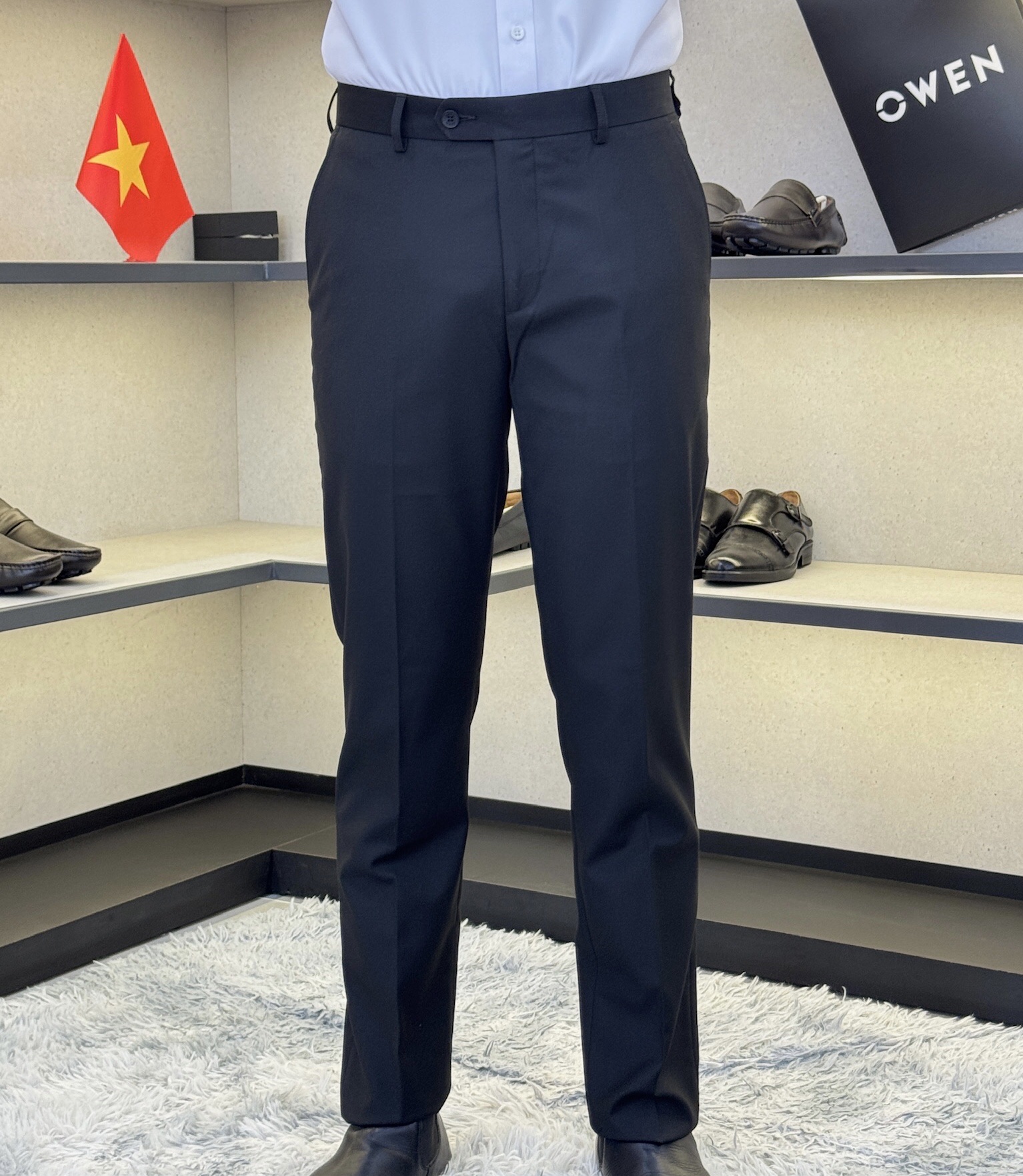 QUẦN TÂY ĐEN POLY QS252477
