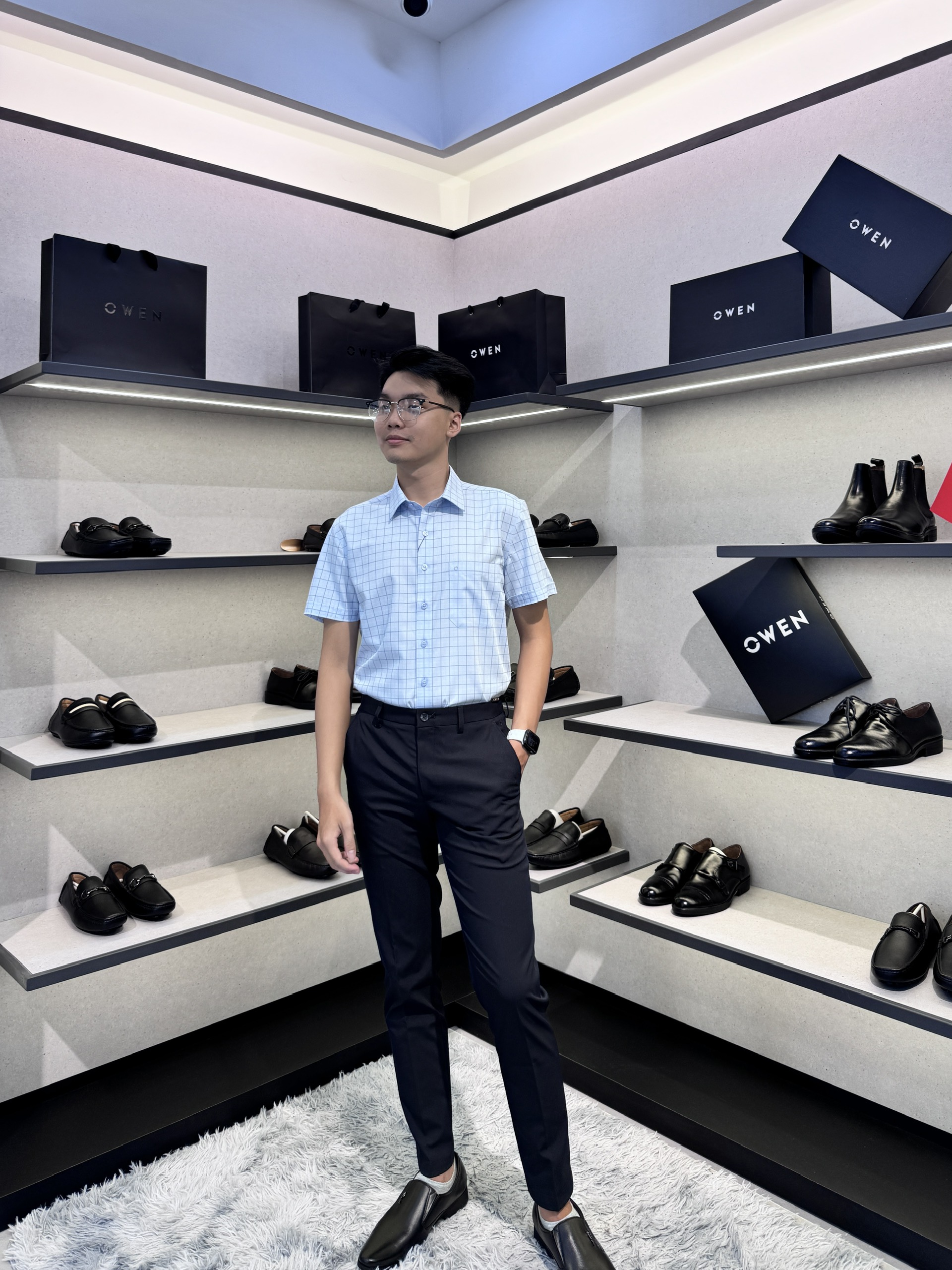 ÁO SƠ MI NGẮN TAY AB255165NT