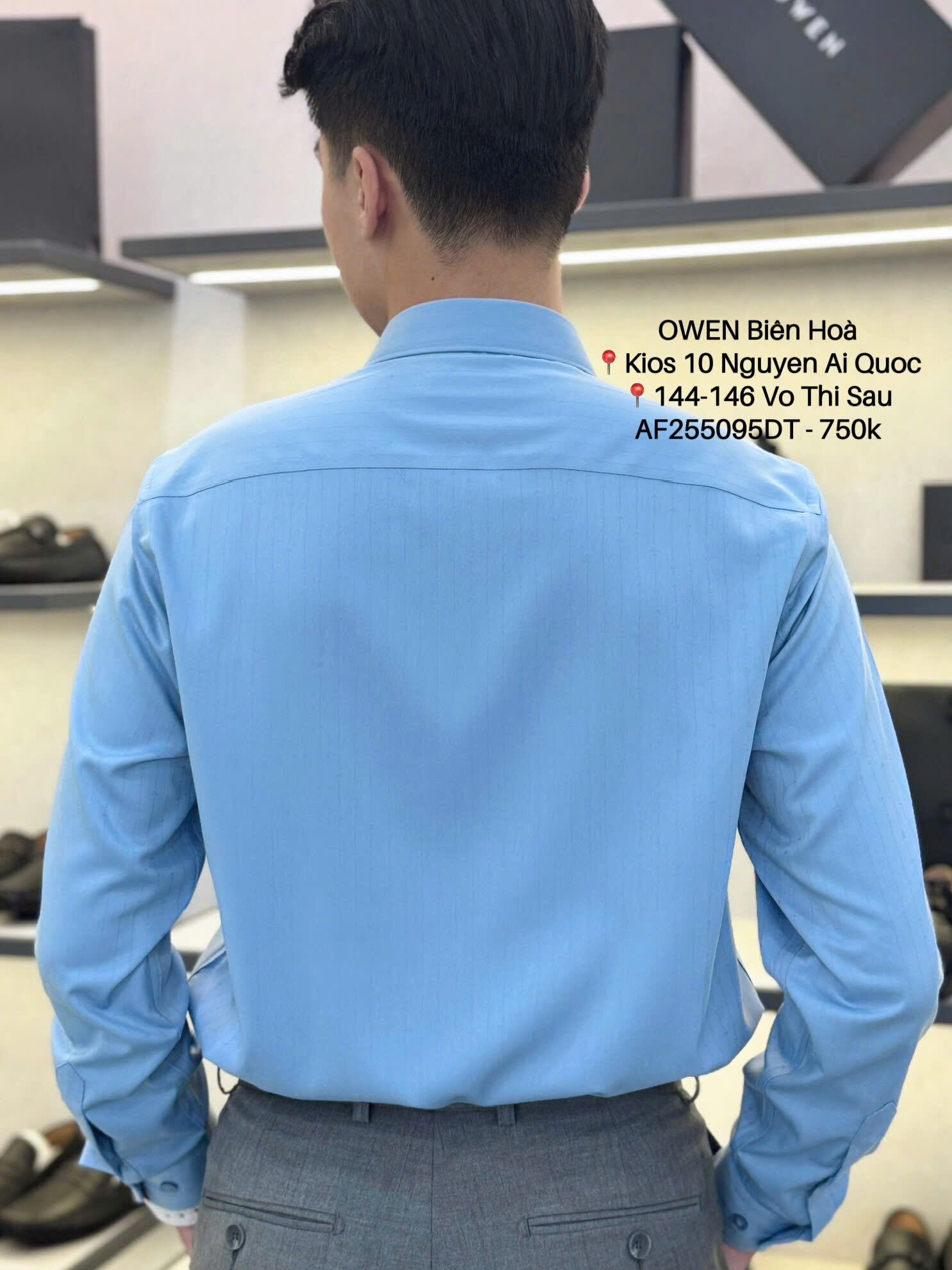 ÁO SƠ MI DÀI TAY AF255095DT