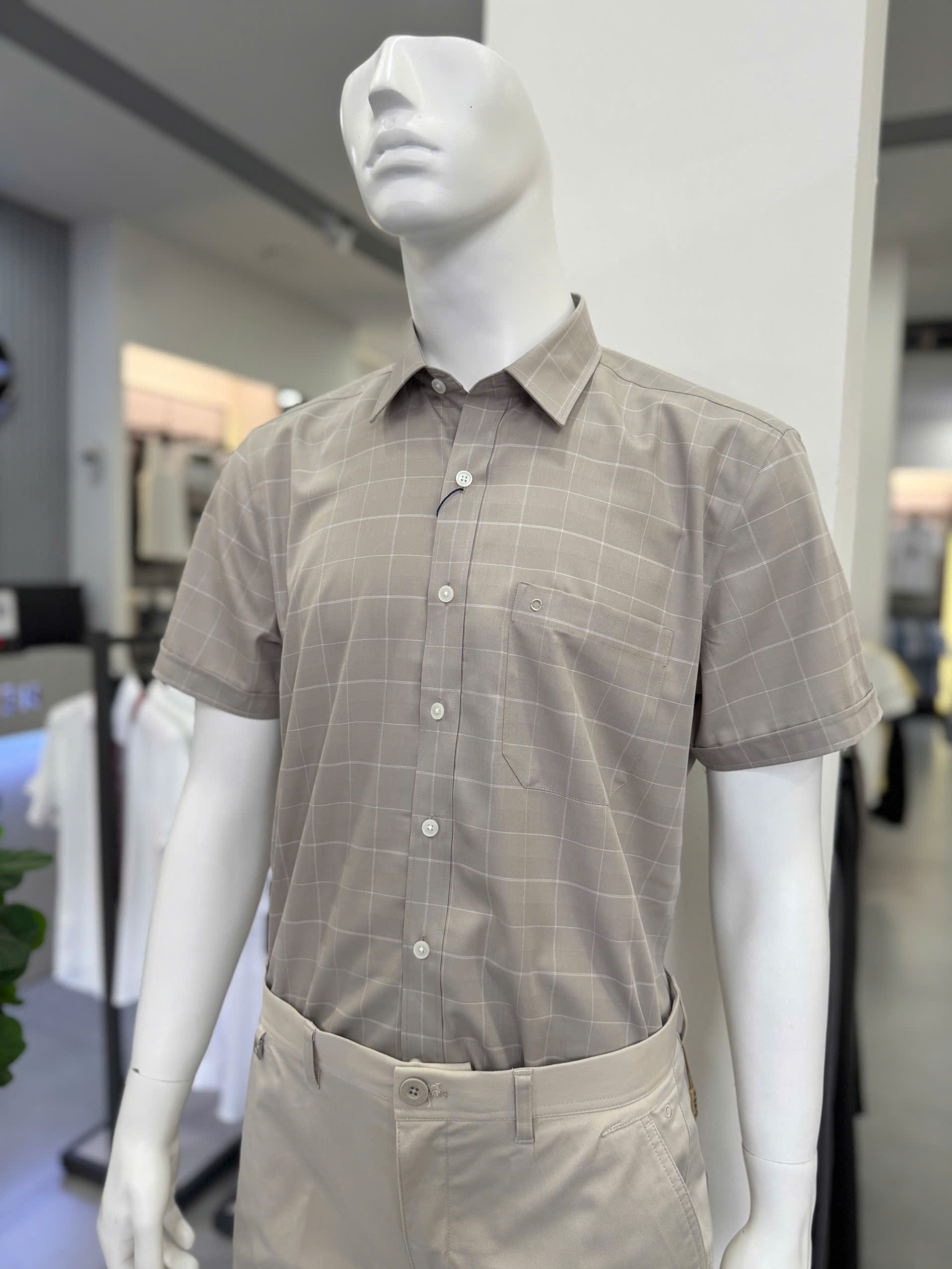 ÁO SƠ MI NGẮN TAY AB255159NT