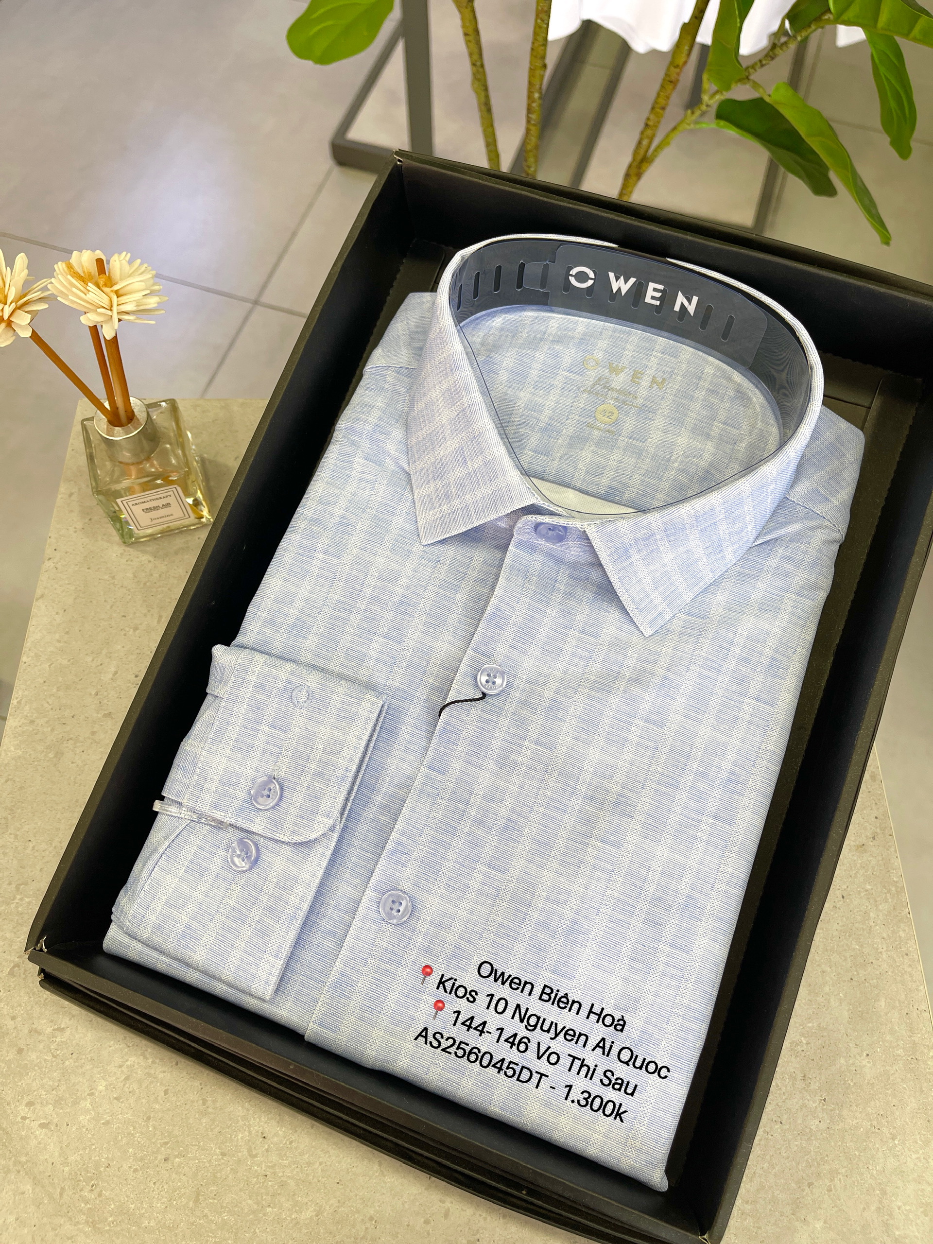 ÁO SƠ MI DÀI TAY AS256045D