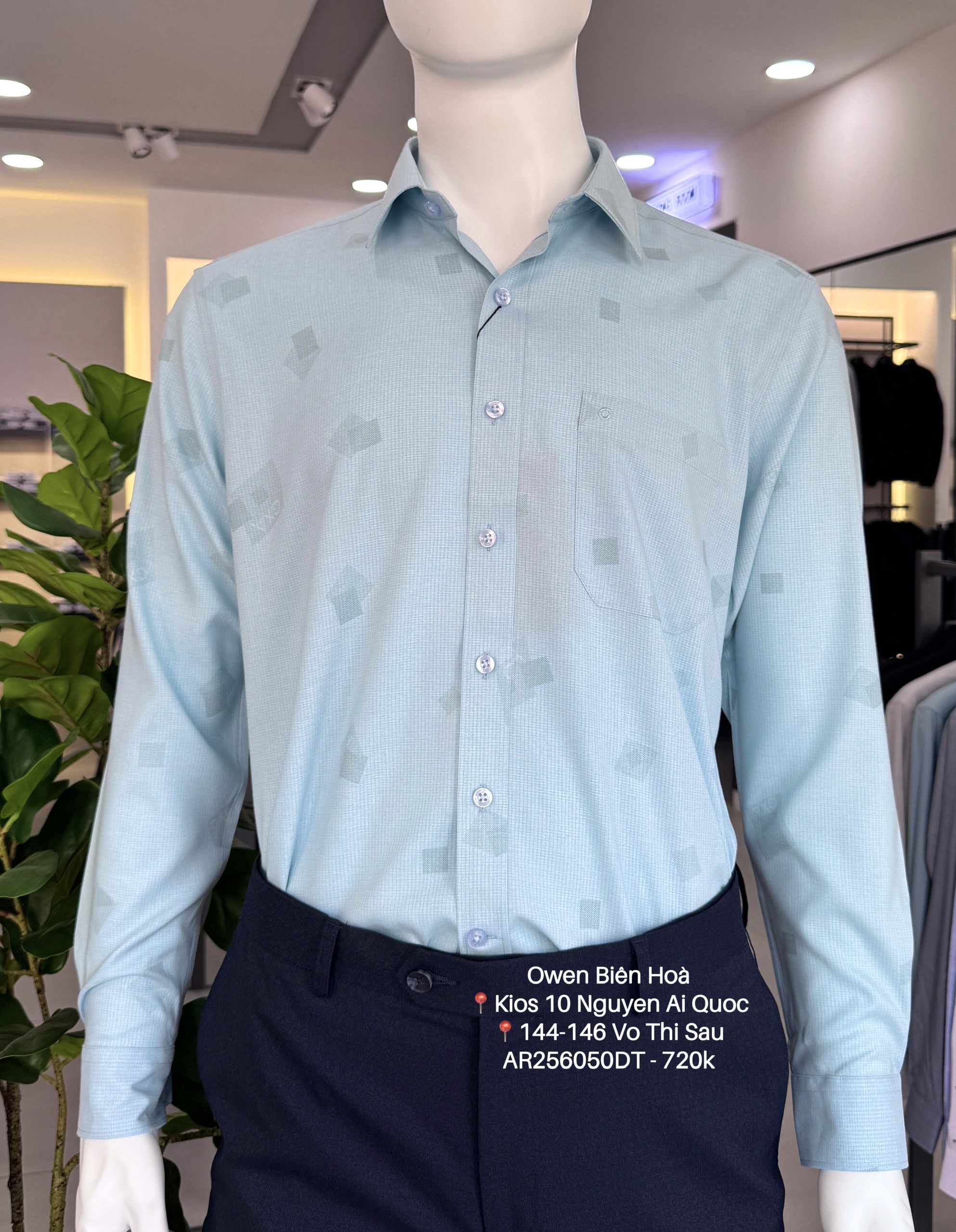 ÁO SƠ MI DÀI TAY AR256050DT