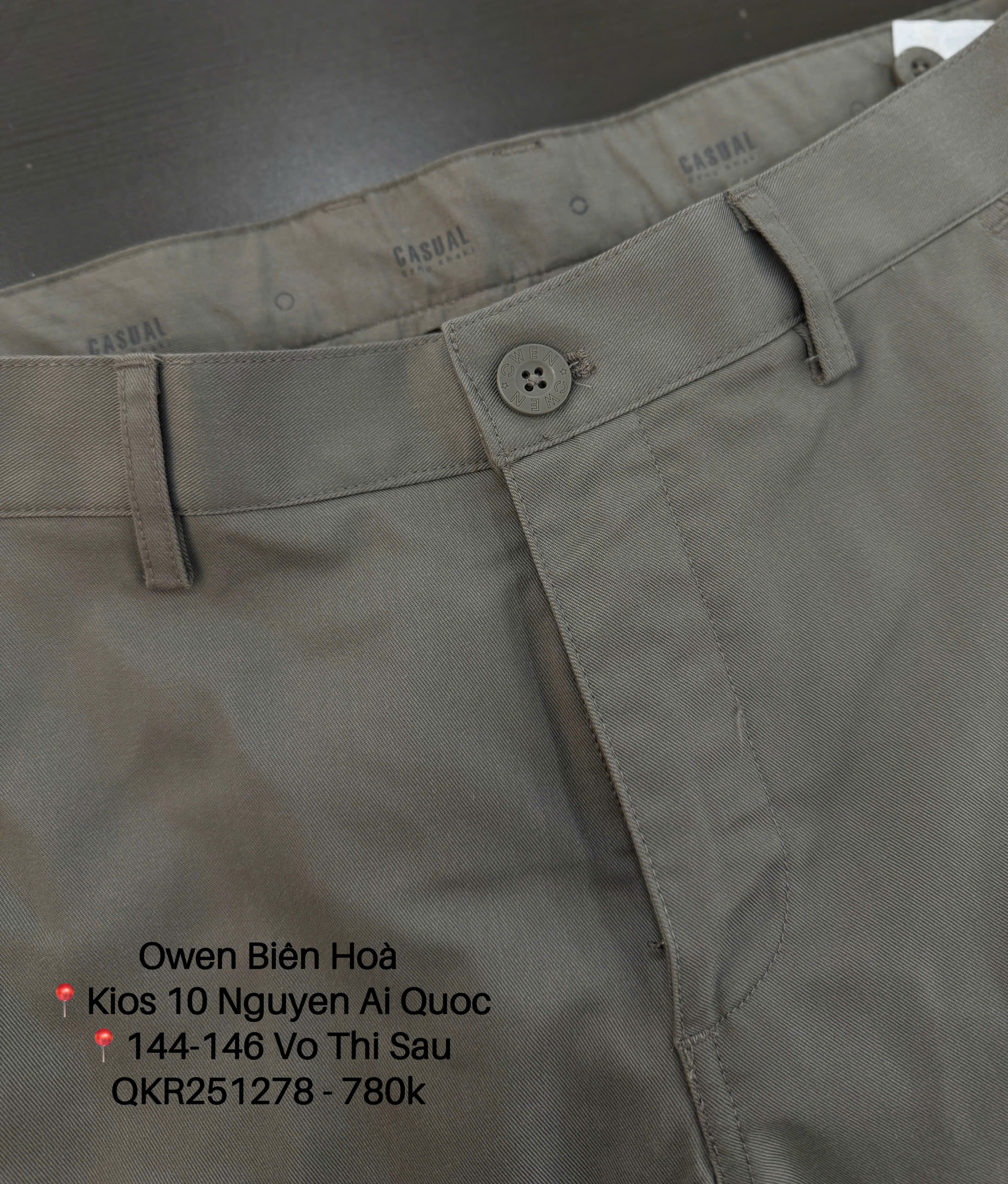 QUẦN KAKI QKR251278
