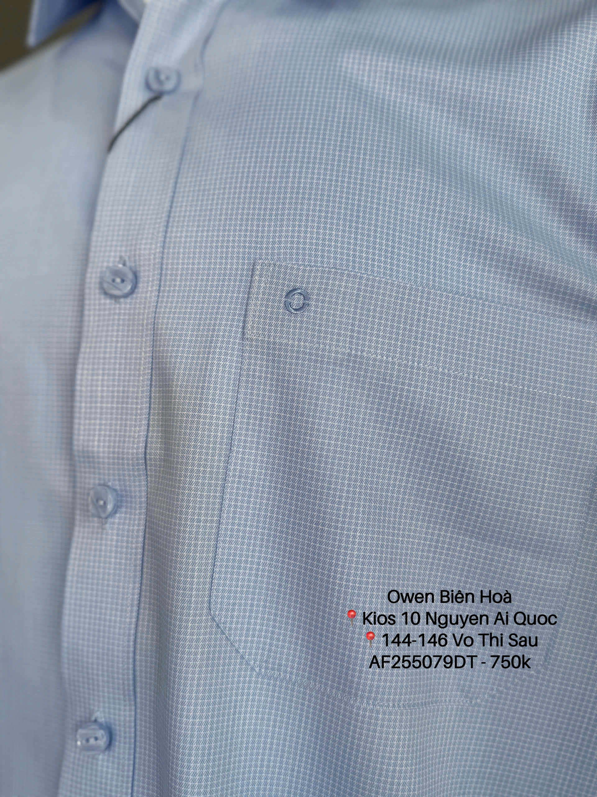 ÁO SƠ MI DÀI TAY AF255079DT