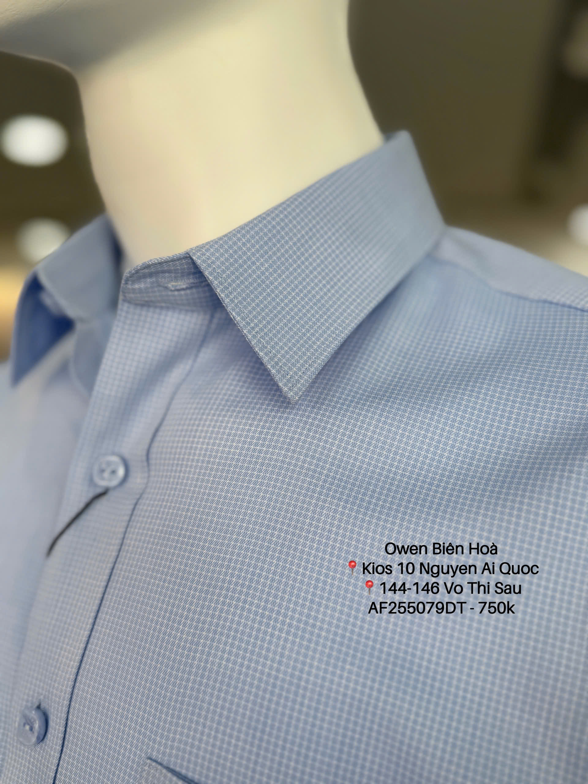 ÁO SƠ MI DÀI TAY AF255079DT