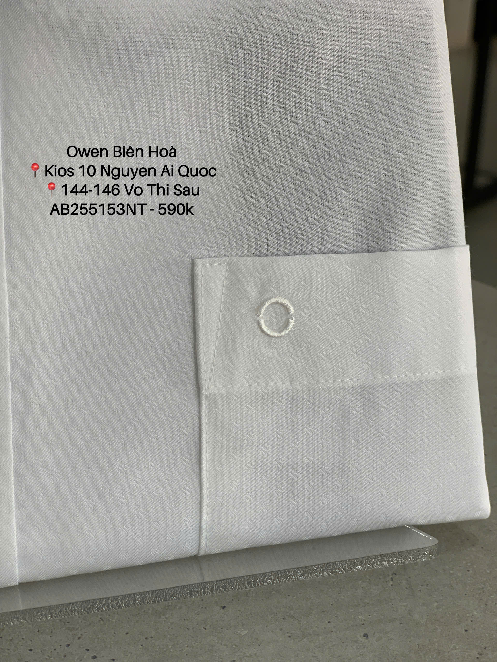 ÁO SƠ MI NGẮN TAY AB255153NT