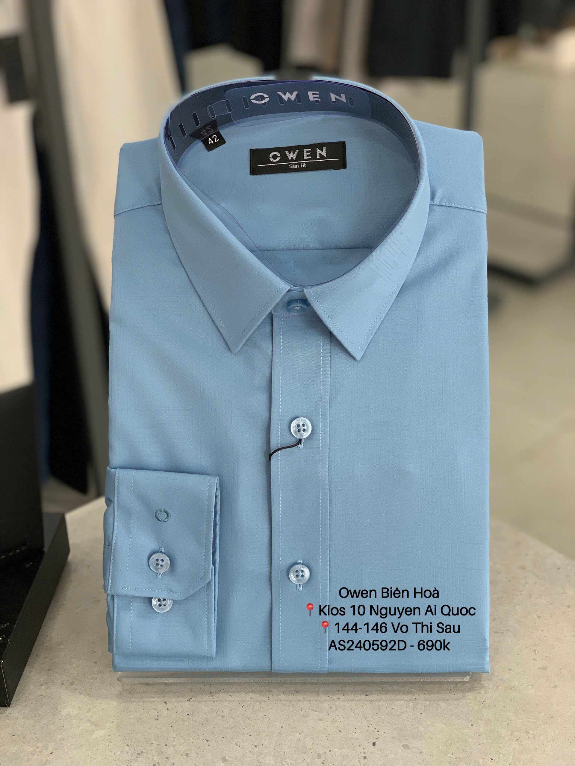 ÁO SƠ MI DÀI TAY AS240592D