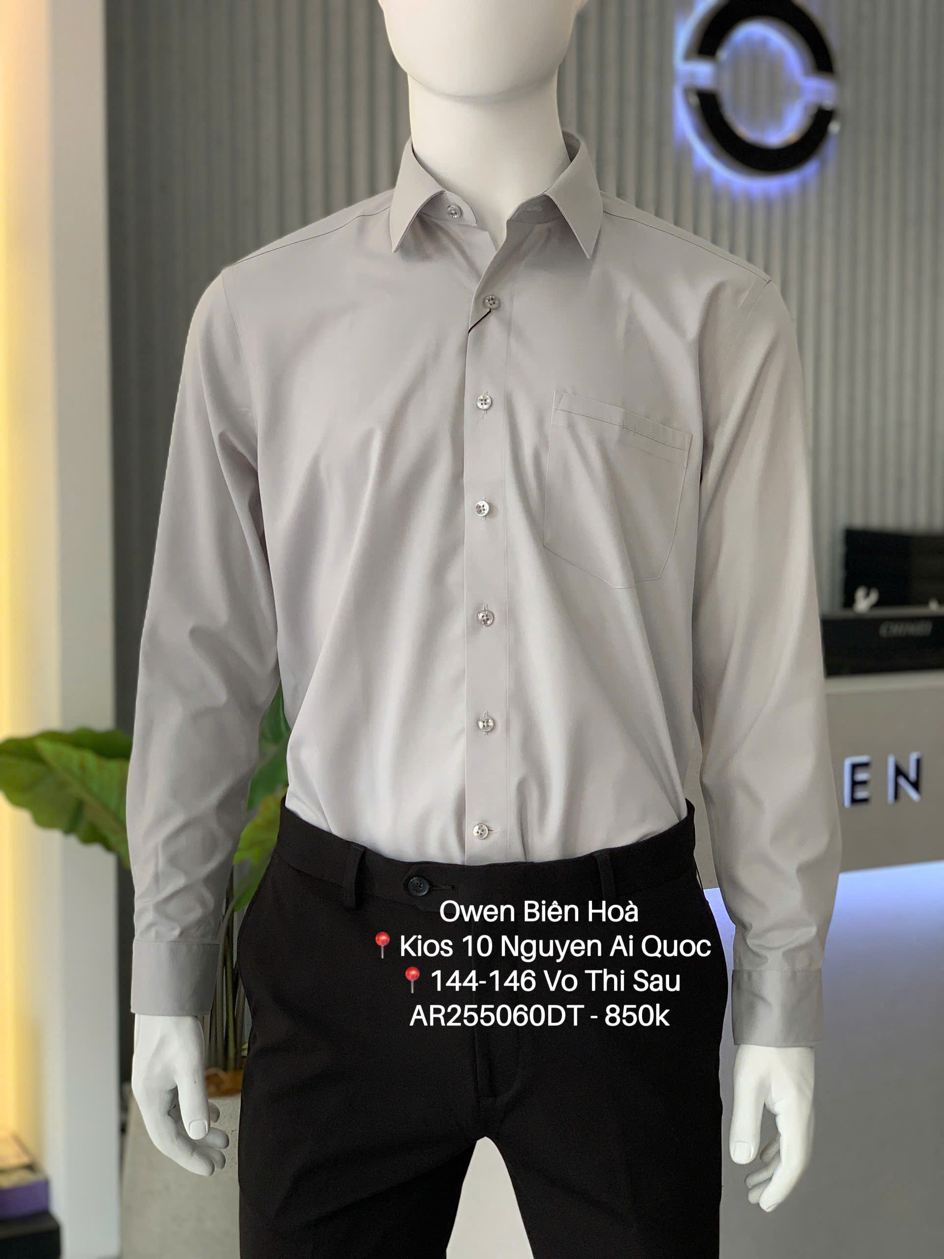 ÁO SƠ MI DÀI TAY AR255060DT