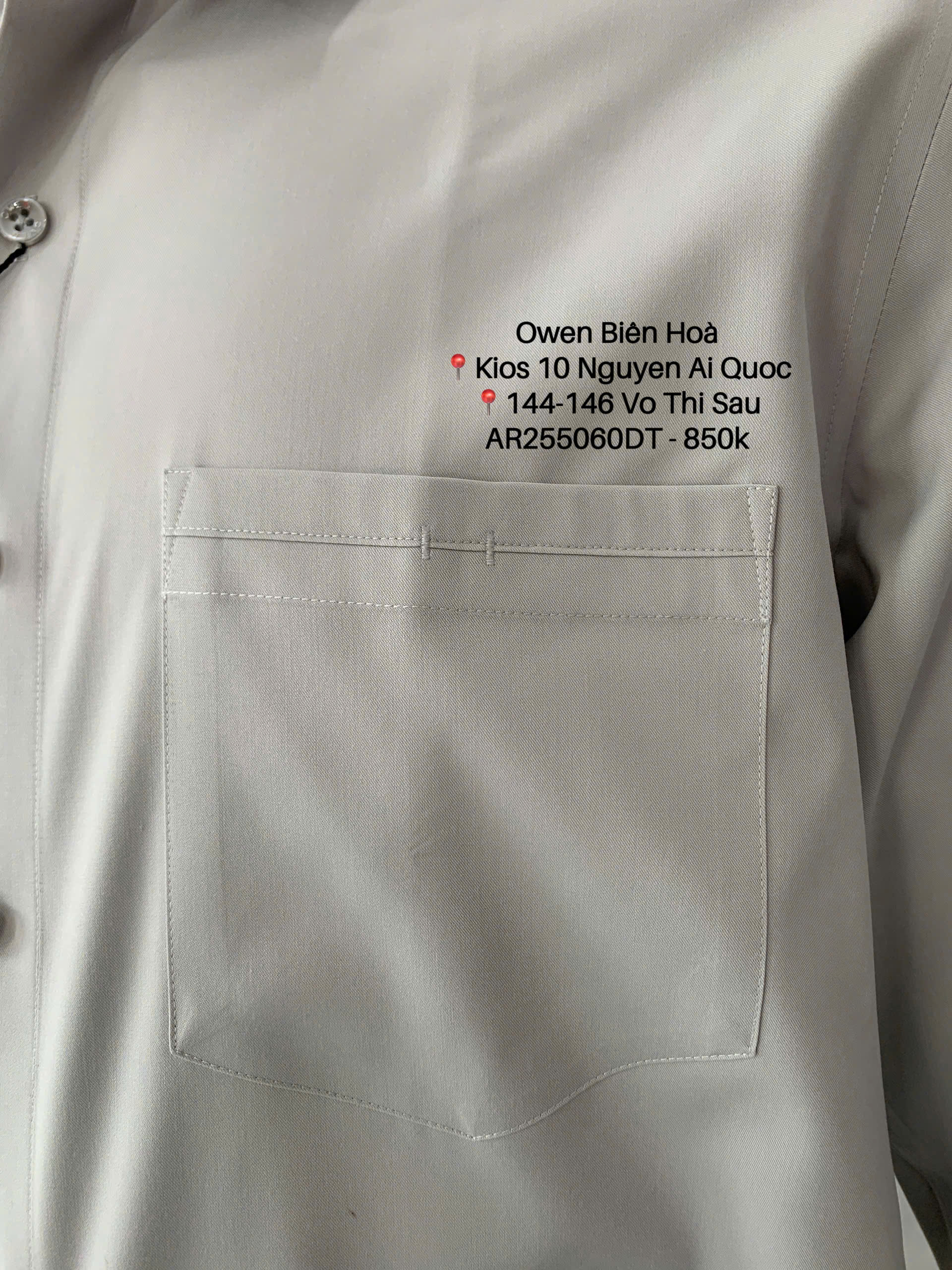 ÁO SƠ MI DÀI TAY AR255060DT