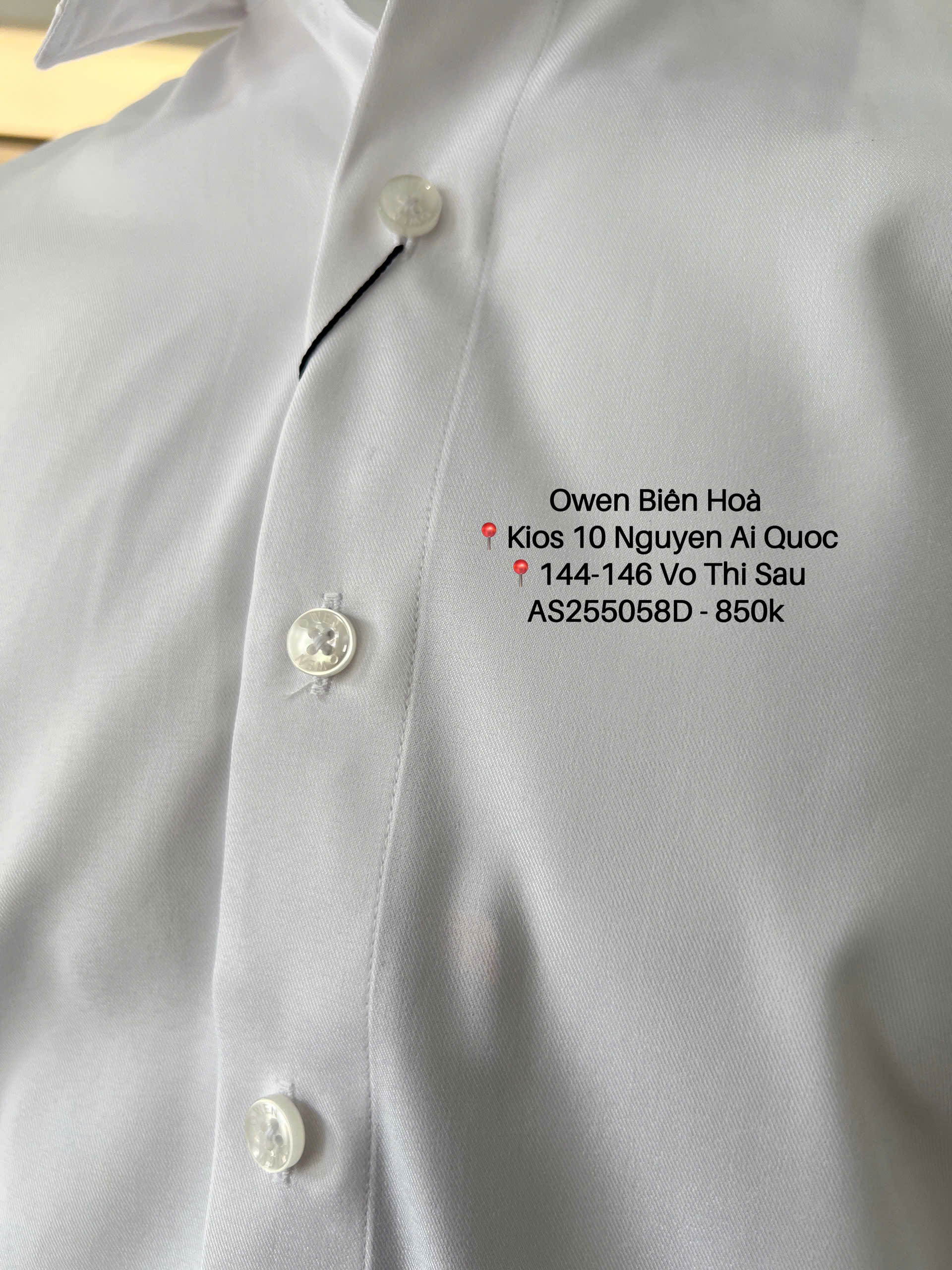 ÁO SƠ MI DÀI TAY AS255058D