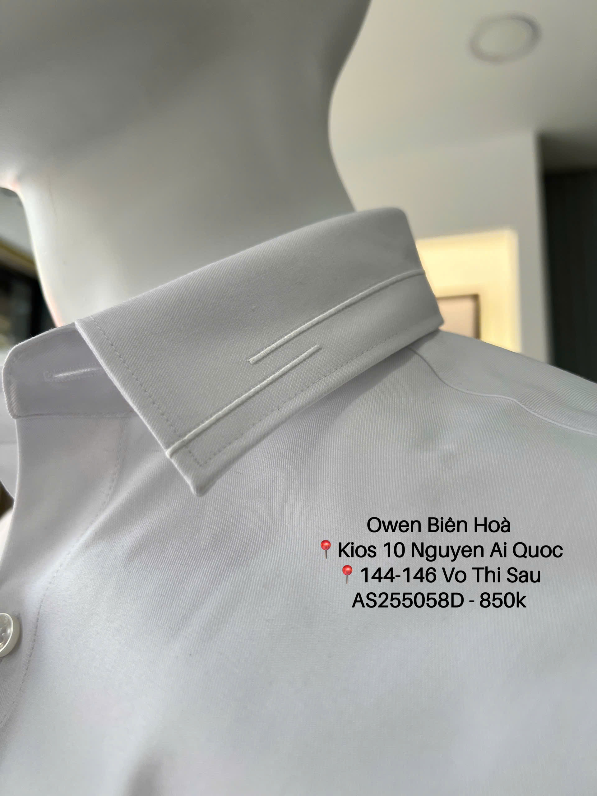 ÁO SƠ MI DÀI TAY AS255058D