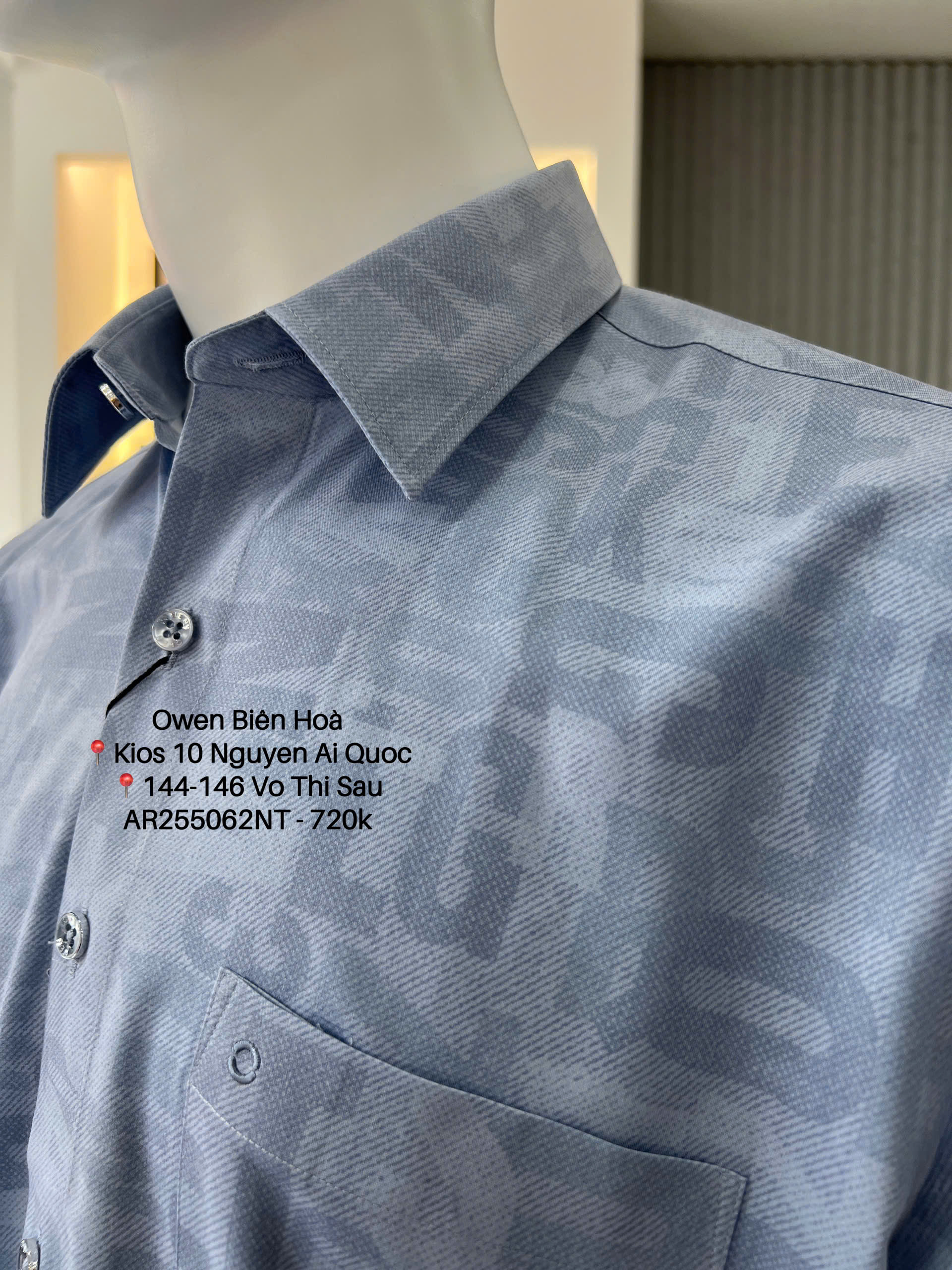ÁO SƠ MI NGẮN TAY AR255062NT