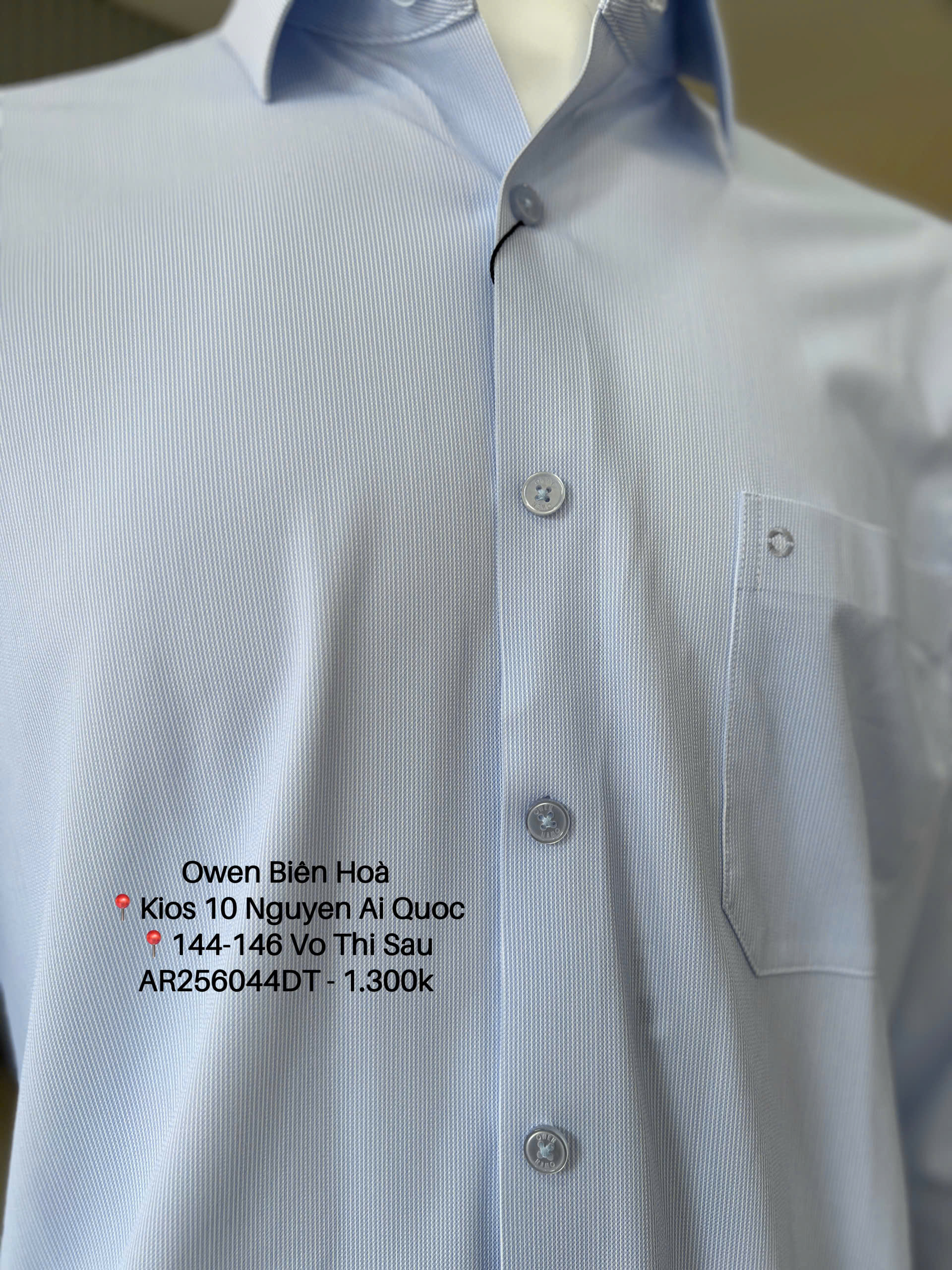 ÁO SƠ MI DÀI TAY AR256044DT