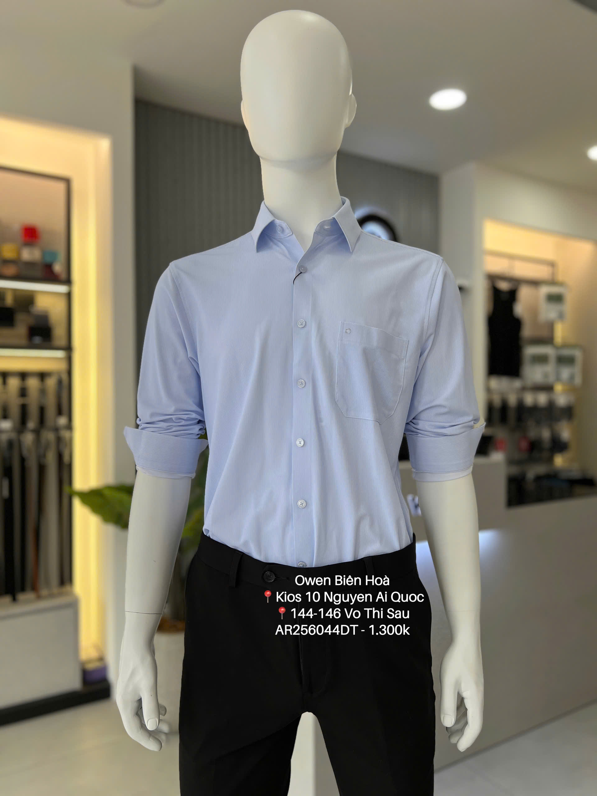 ÁO SƠ MI DÀI TAY AR256044DT