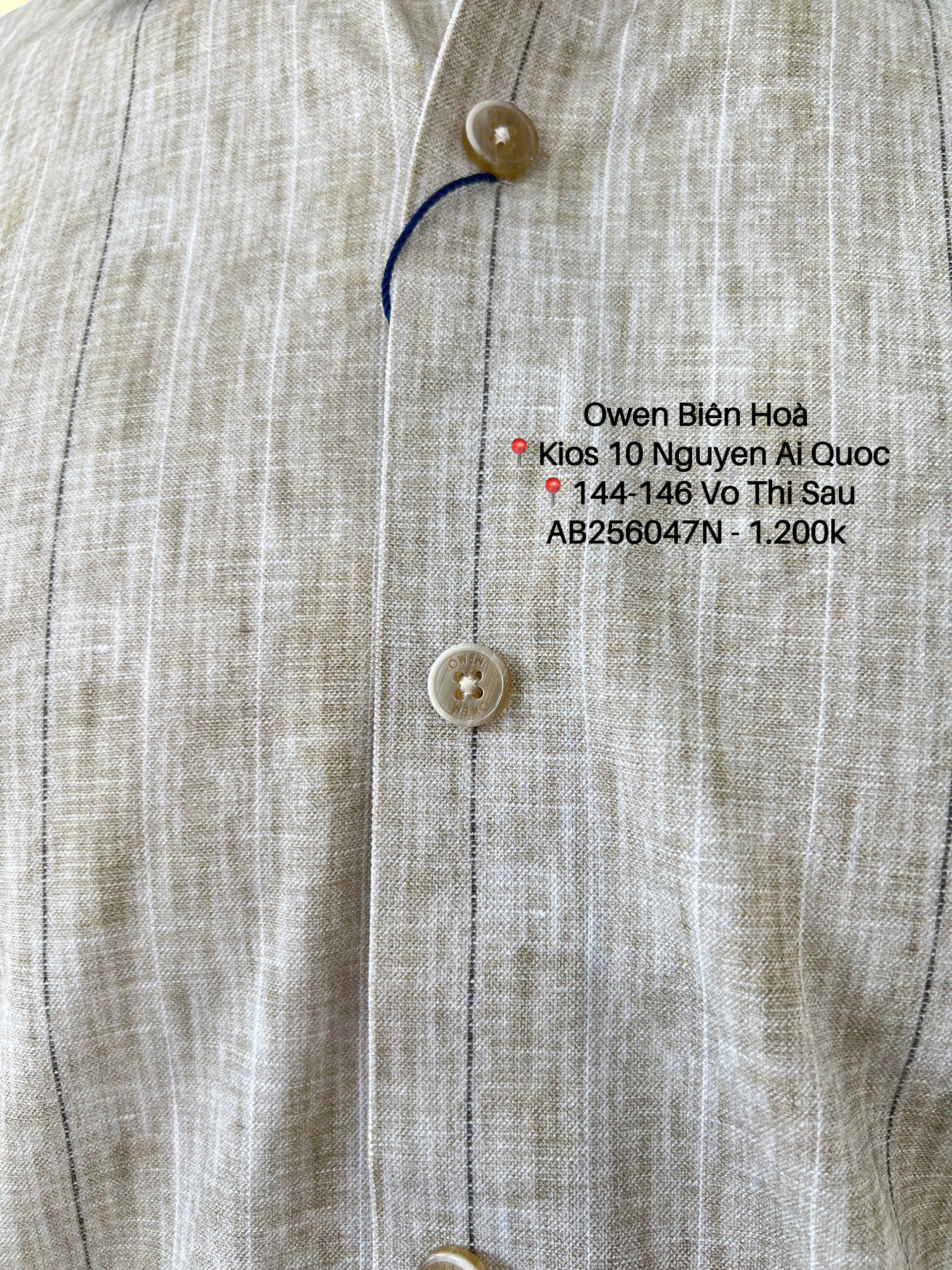 ÁO SƠ MI NGẮN TAY AB256047N