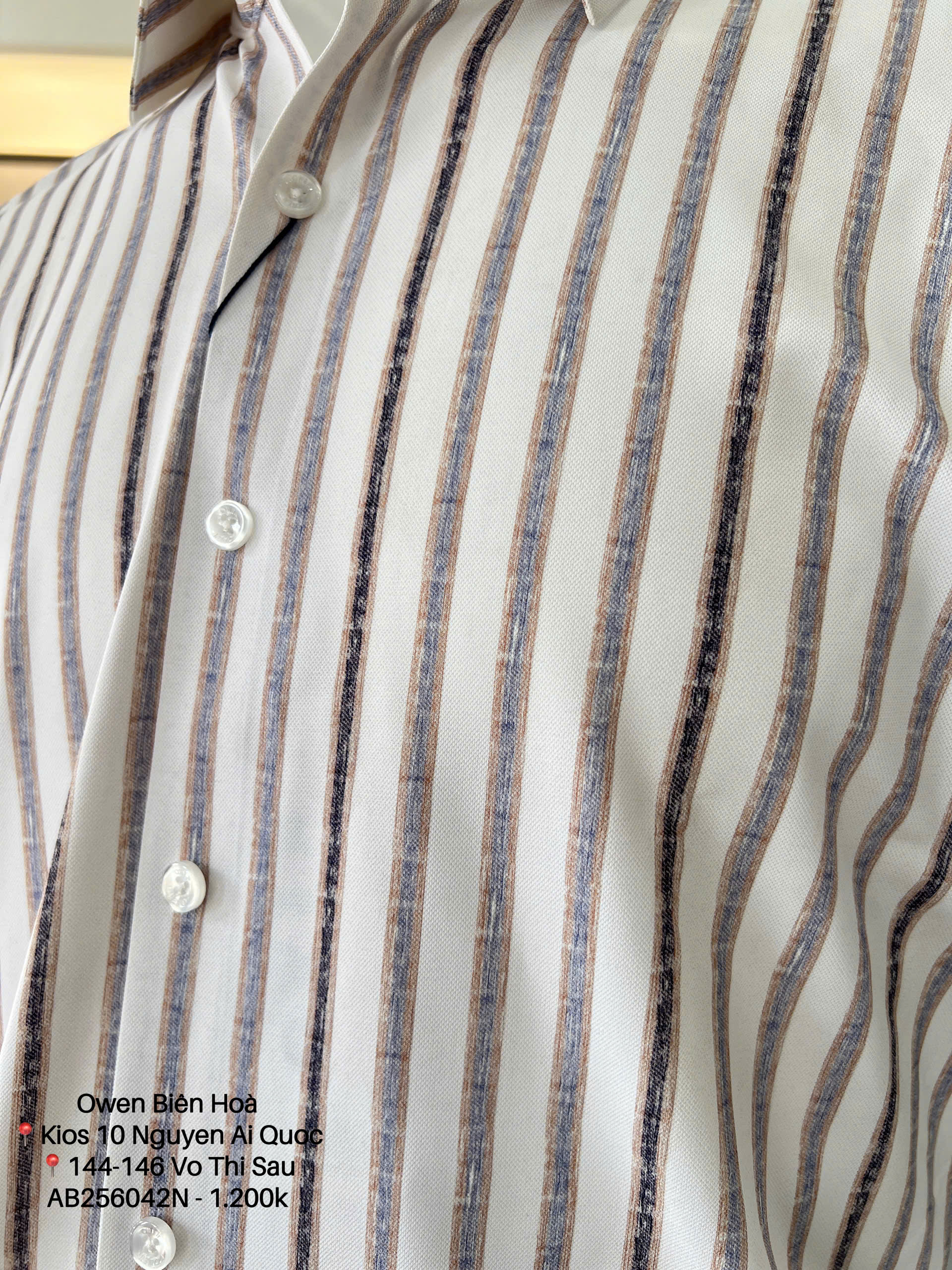 ÁO SƠ MI NGẮN TAY AB256042N