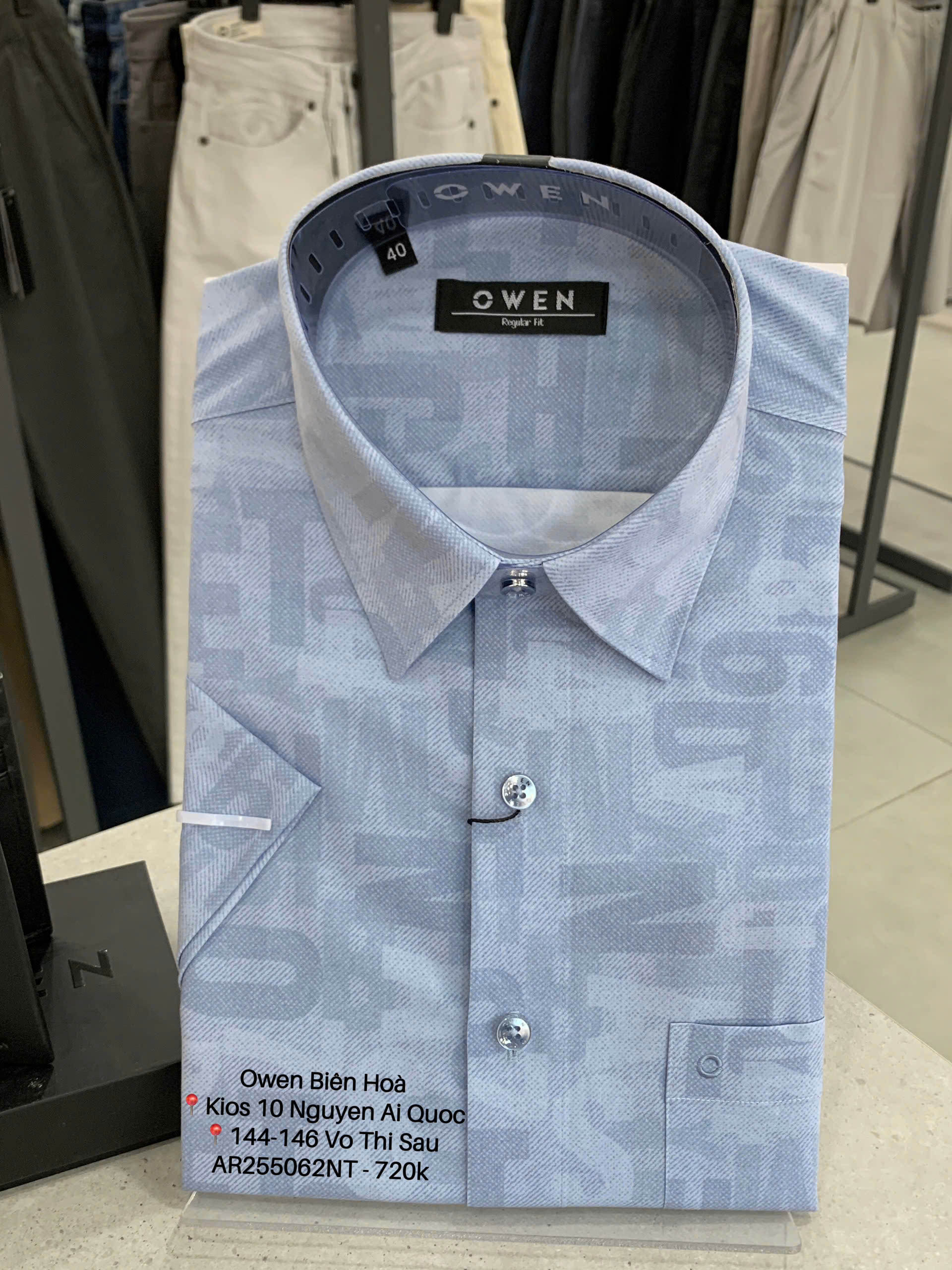 ÁO SƠ MI NGẮN TAY AR255062NT