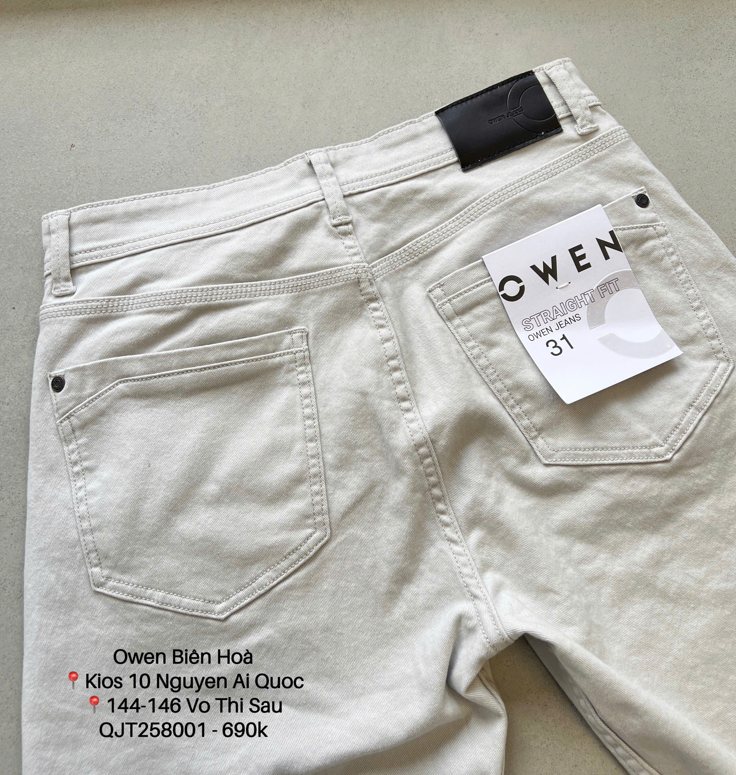 QUẦN JEANS QJT258001