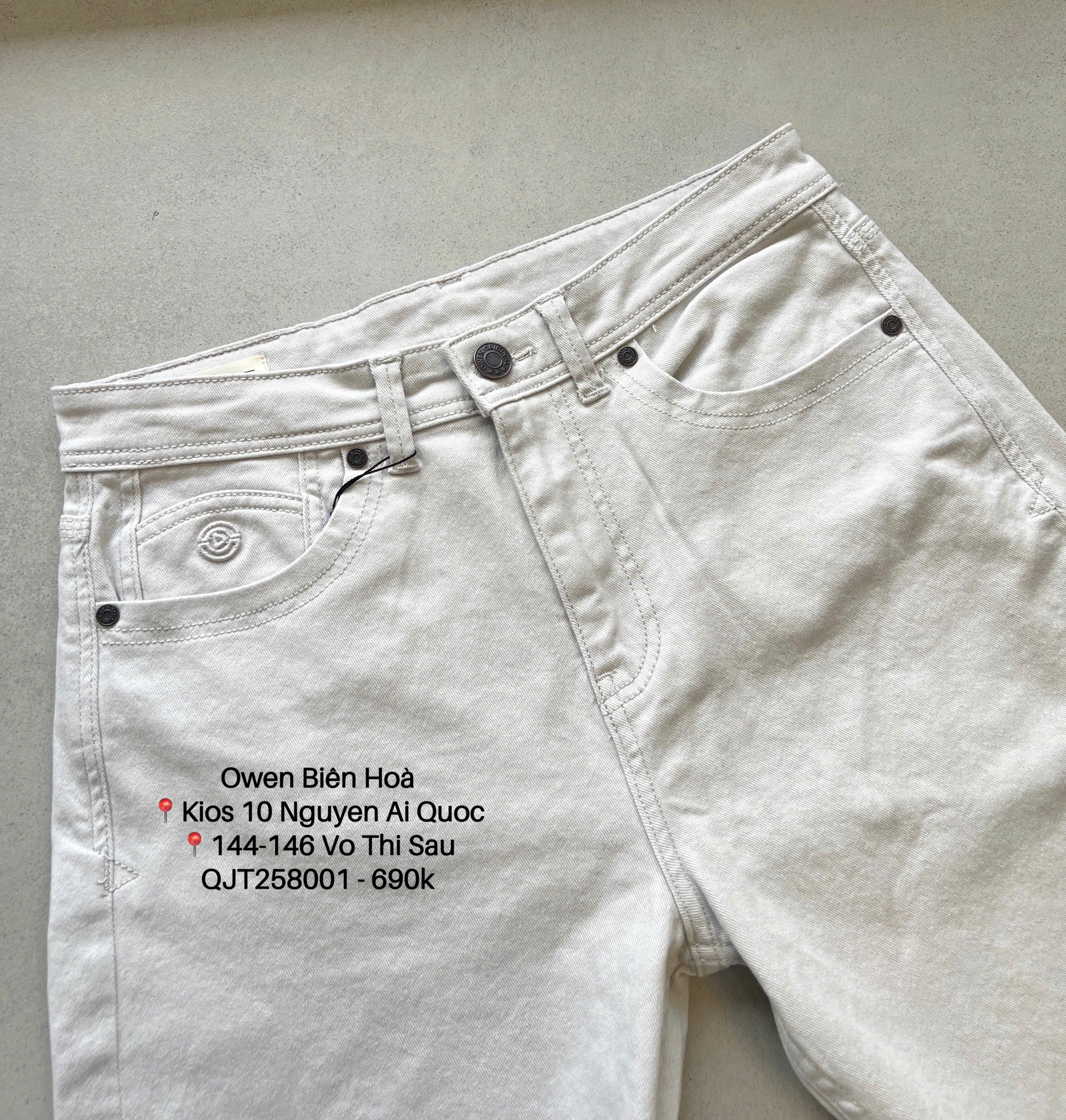 QUẦN JEANS QJT258001