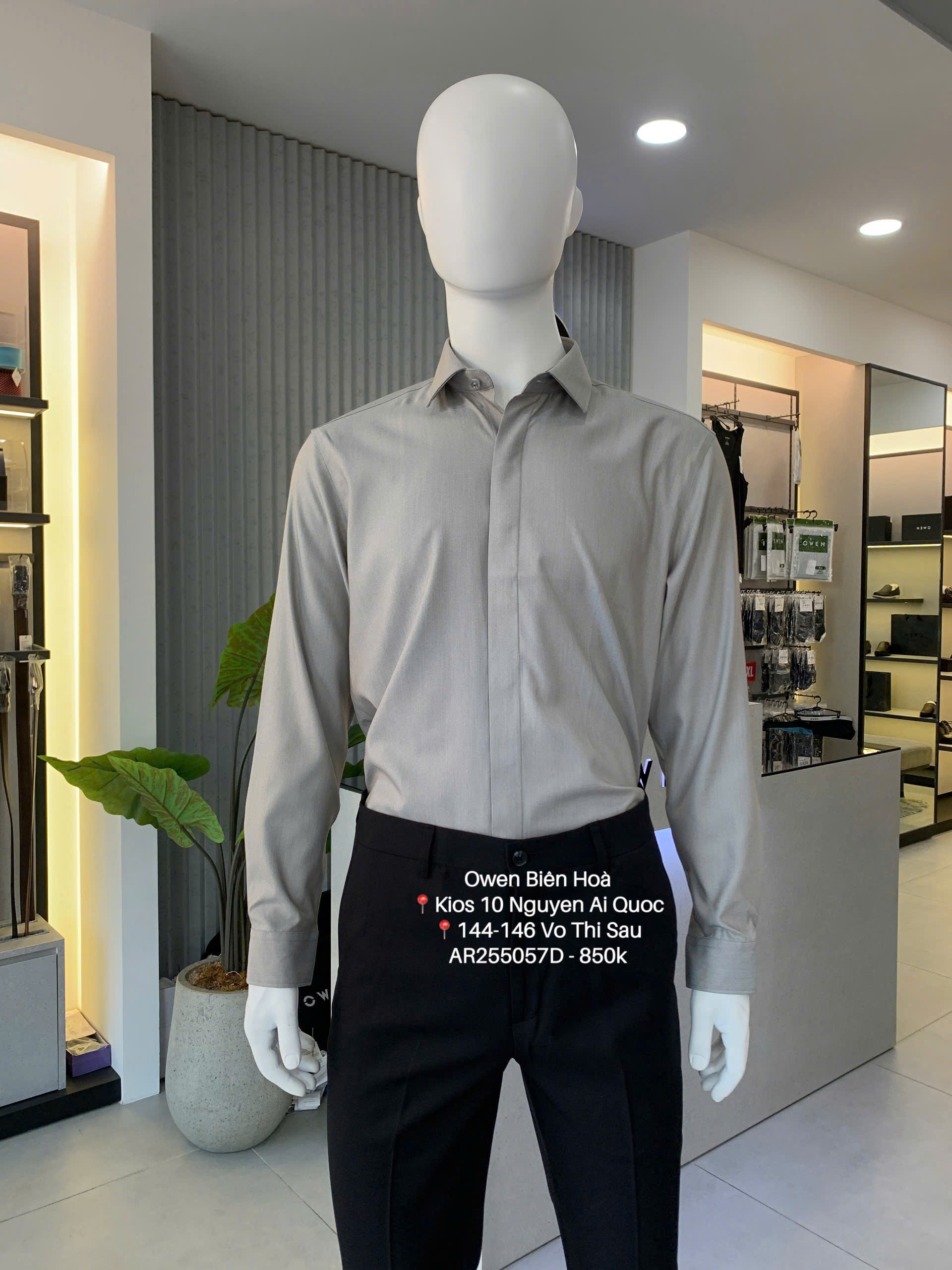 ÁO SƠ MI DÀI TAY AR255057D