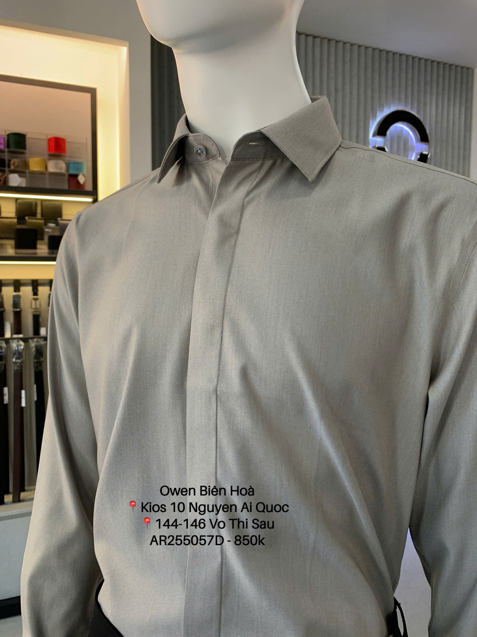 ÁO SƠ MI DÀI TAY AR255057D