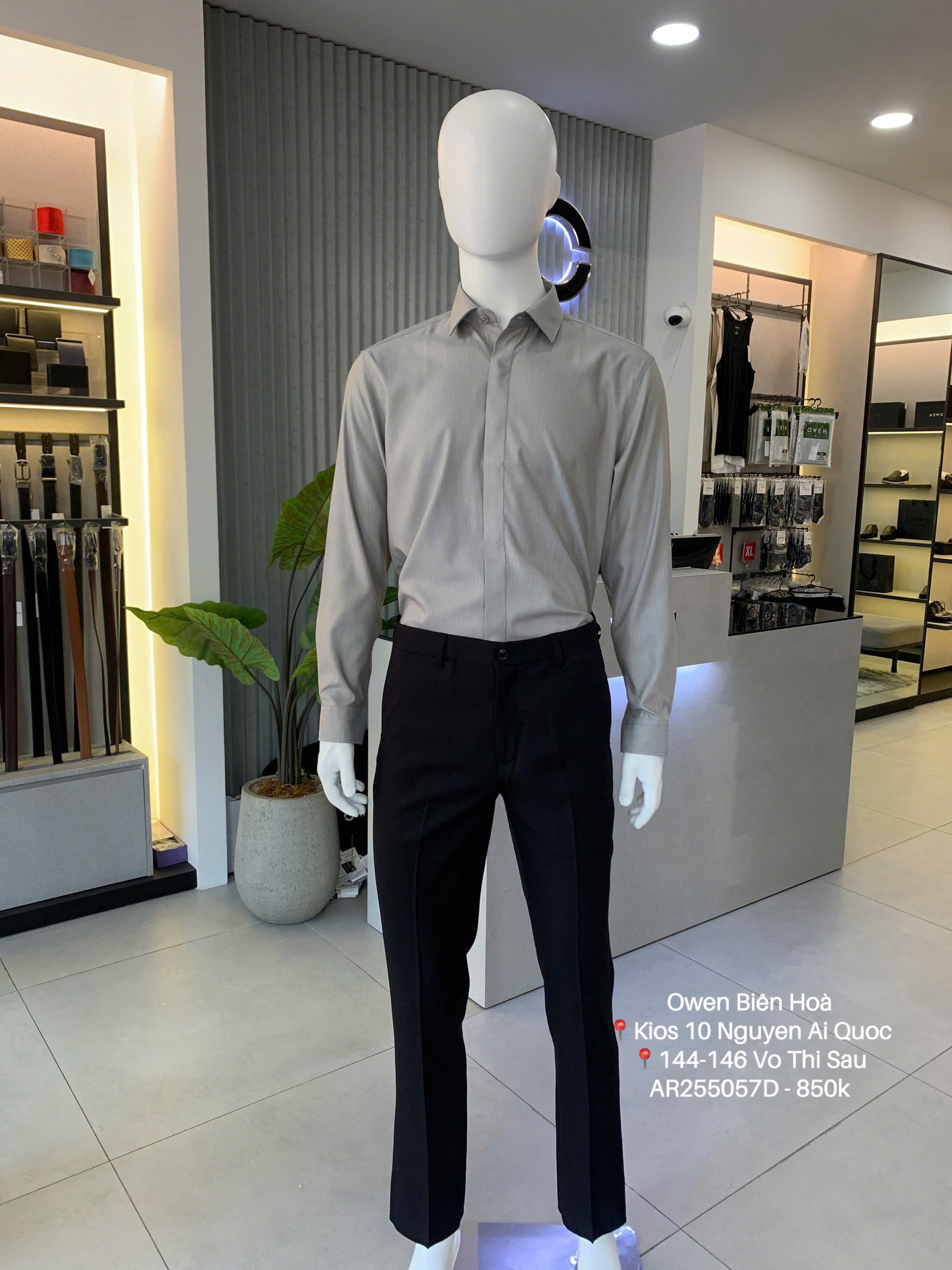 ÁO SƠ MI DÀI TAY AR255057D