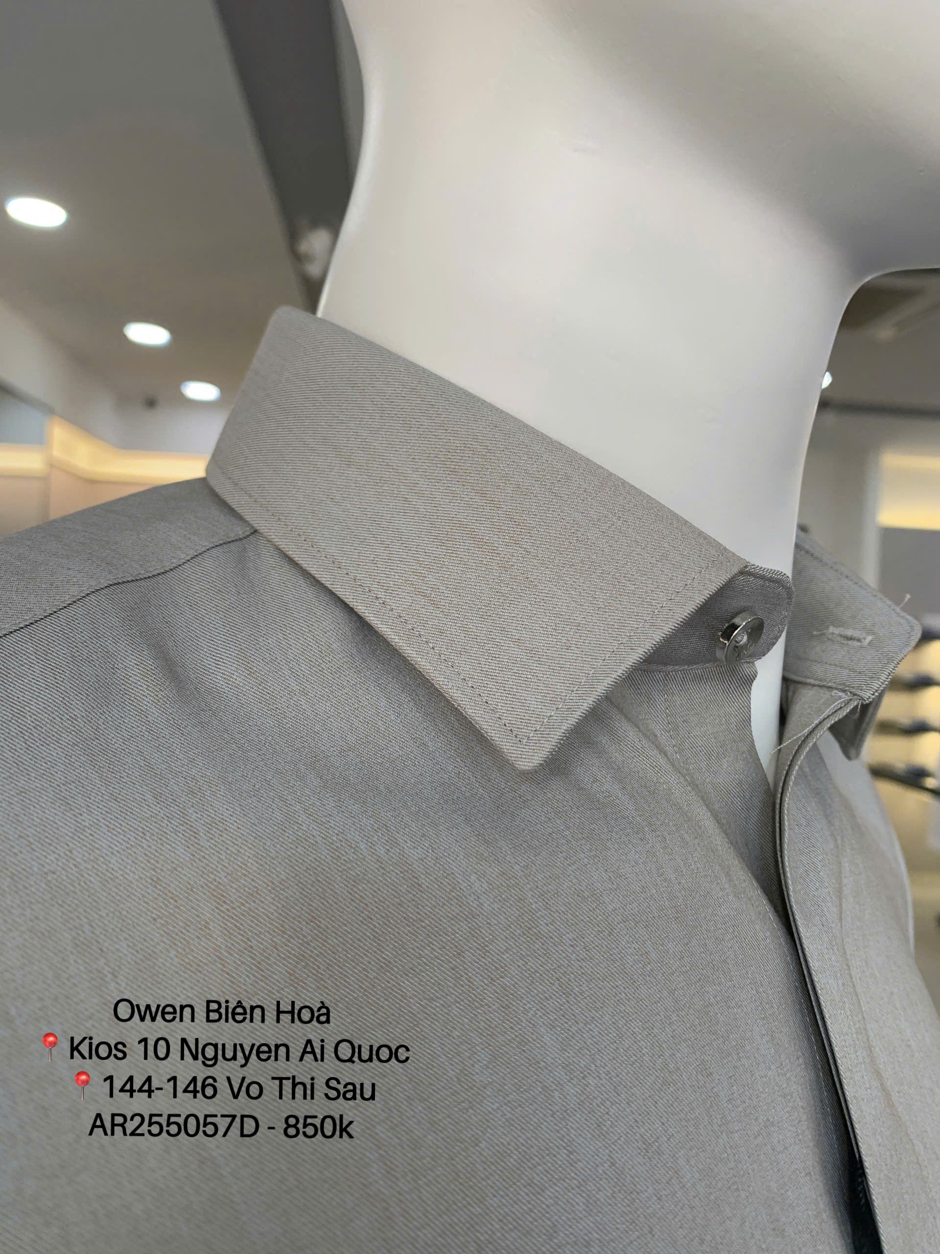 ÁO SƠ MI DÀI TAY AR255057D