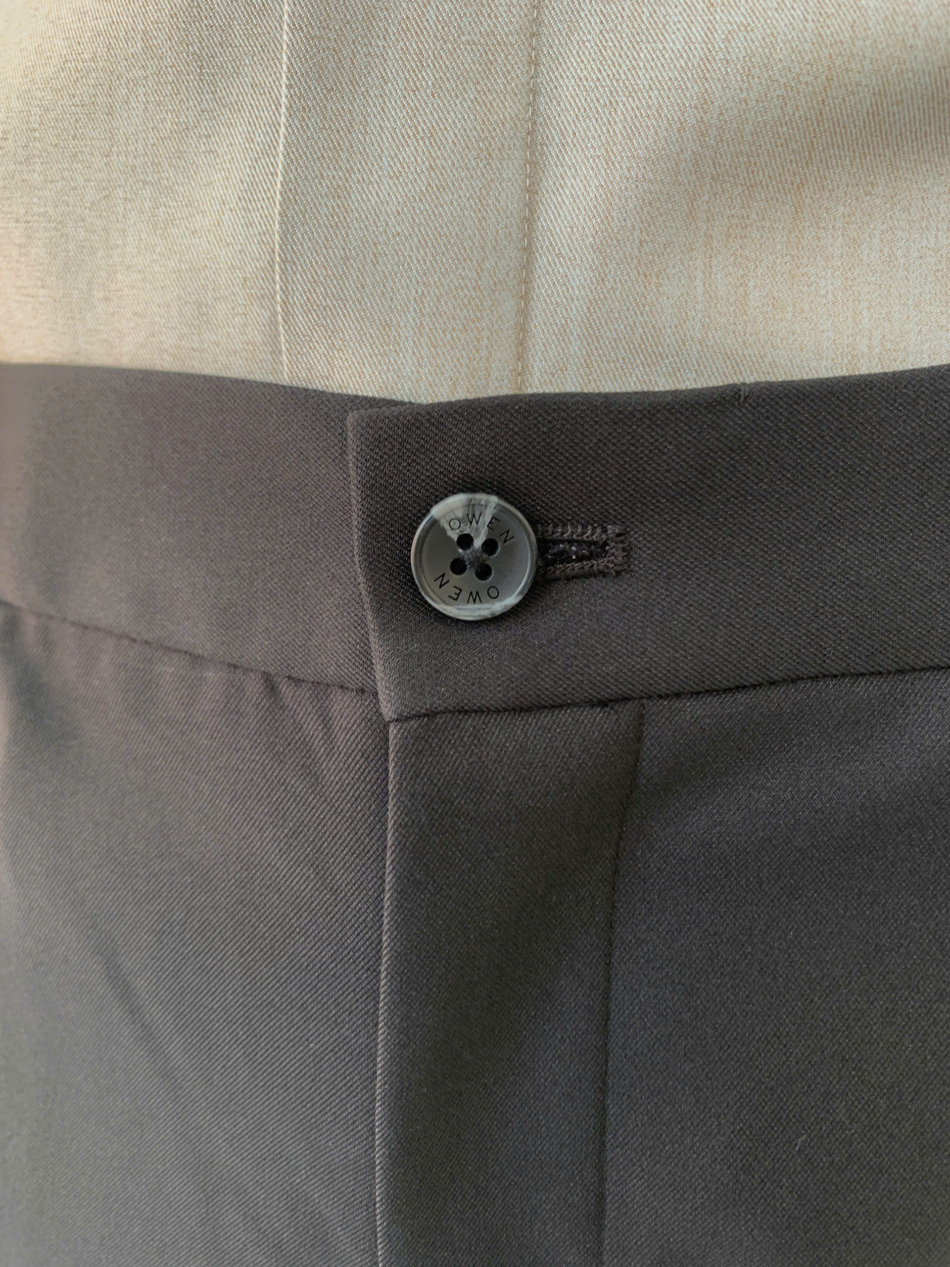 QUẦN TÂY ĐEN 100% POLY QR257119