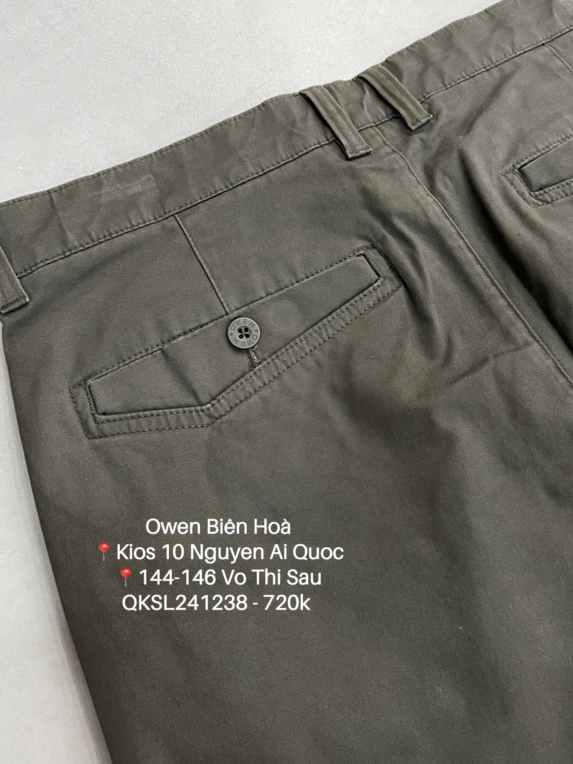 QUẦN KHAKI QKSL241238