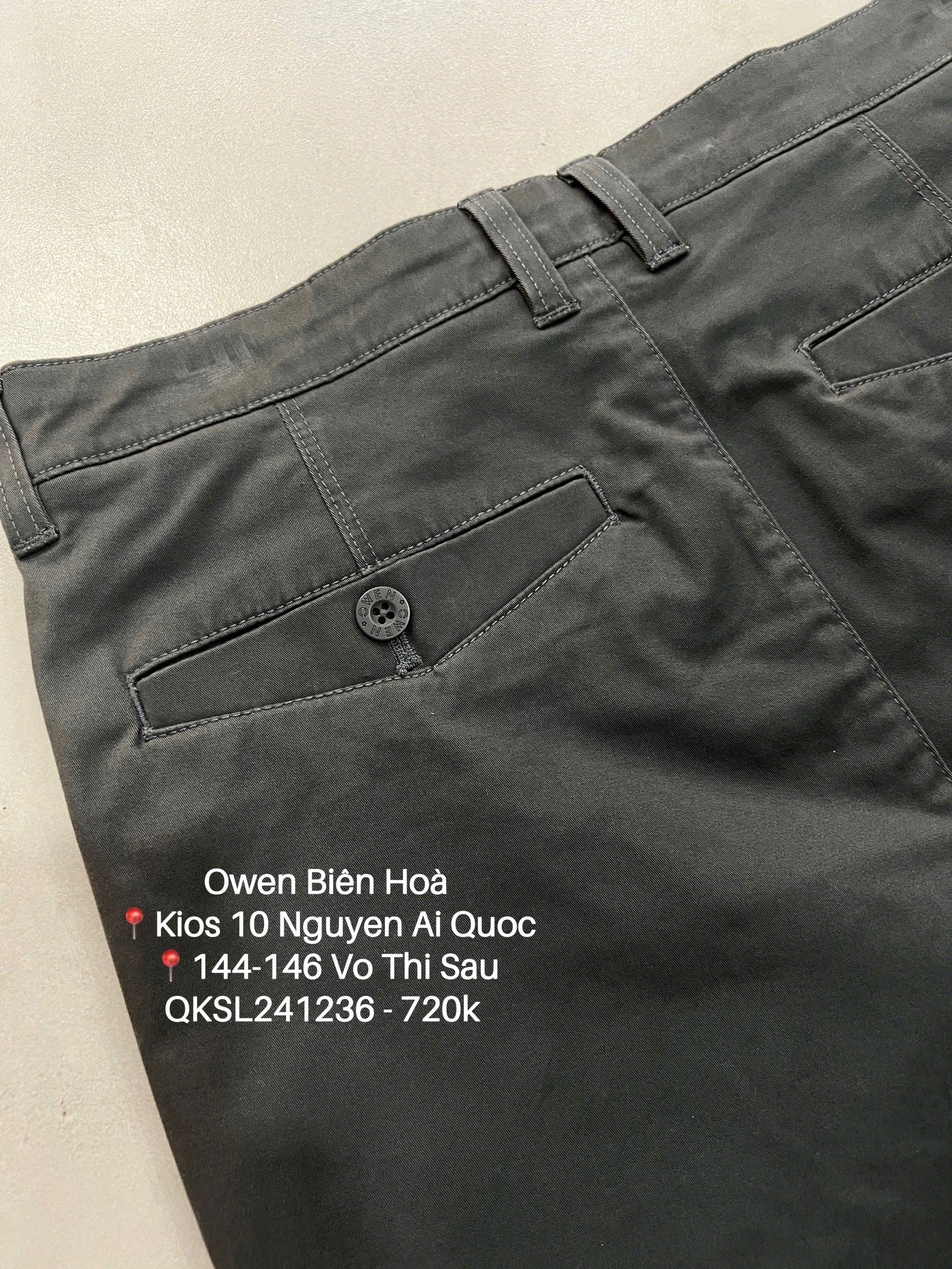 QUẦN KHAKI QKSL241236
