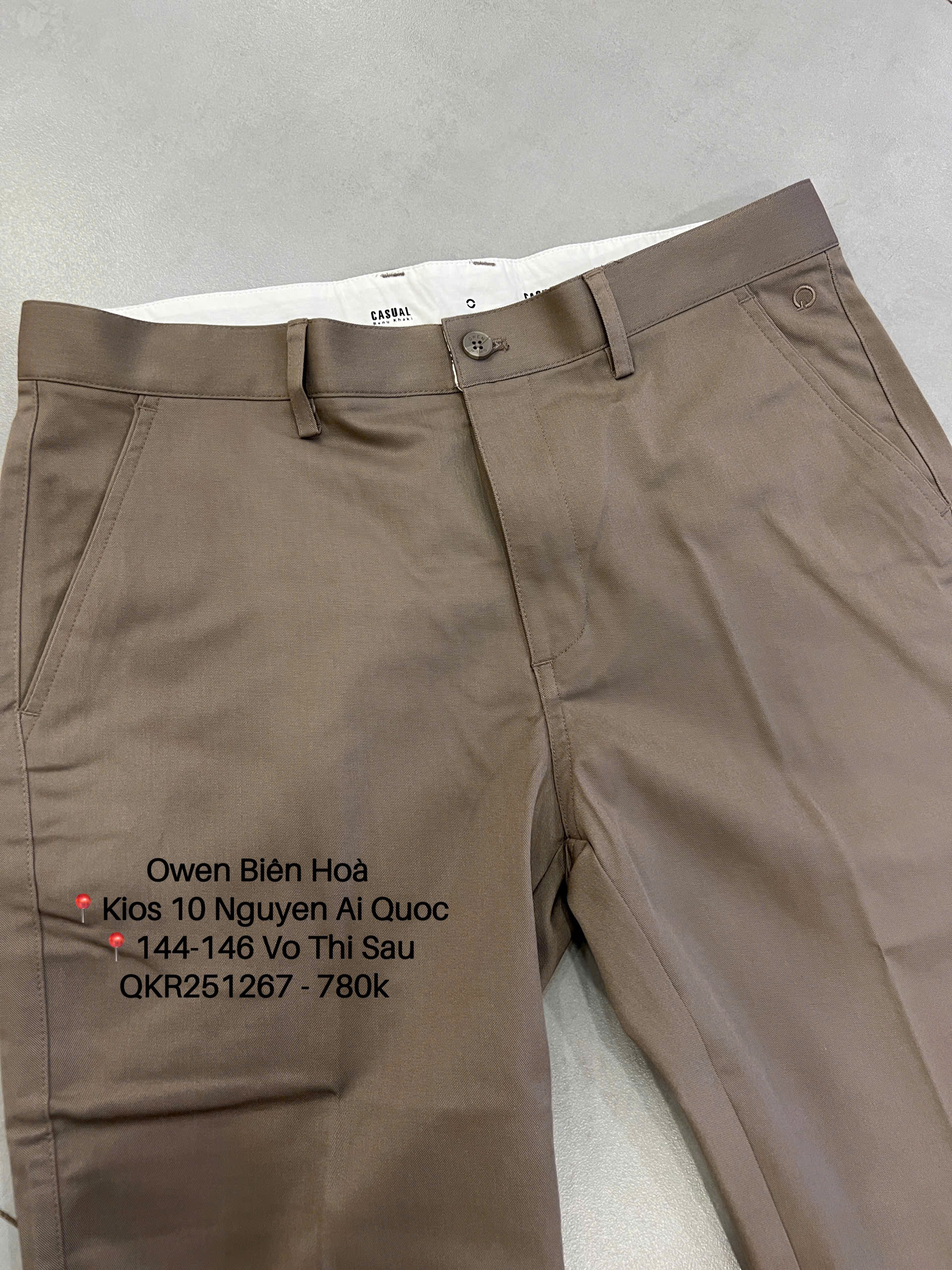 QUẦN KHAKI QKR251267