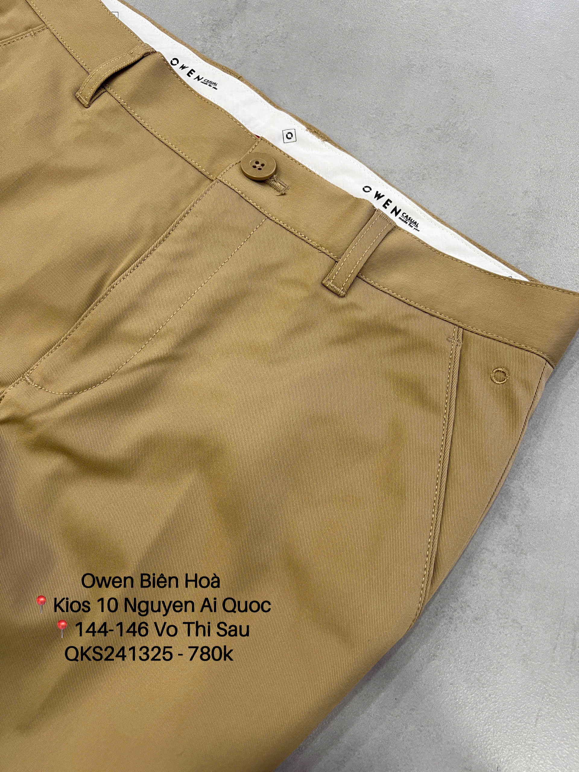 QUẦN KHAKI QKS241325