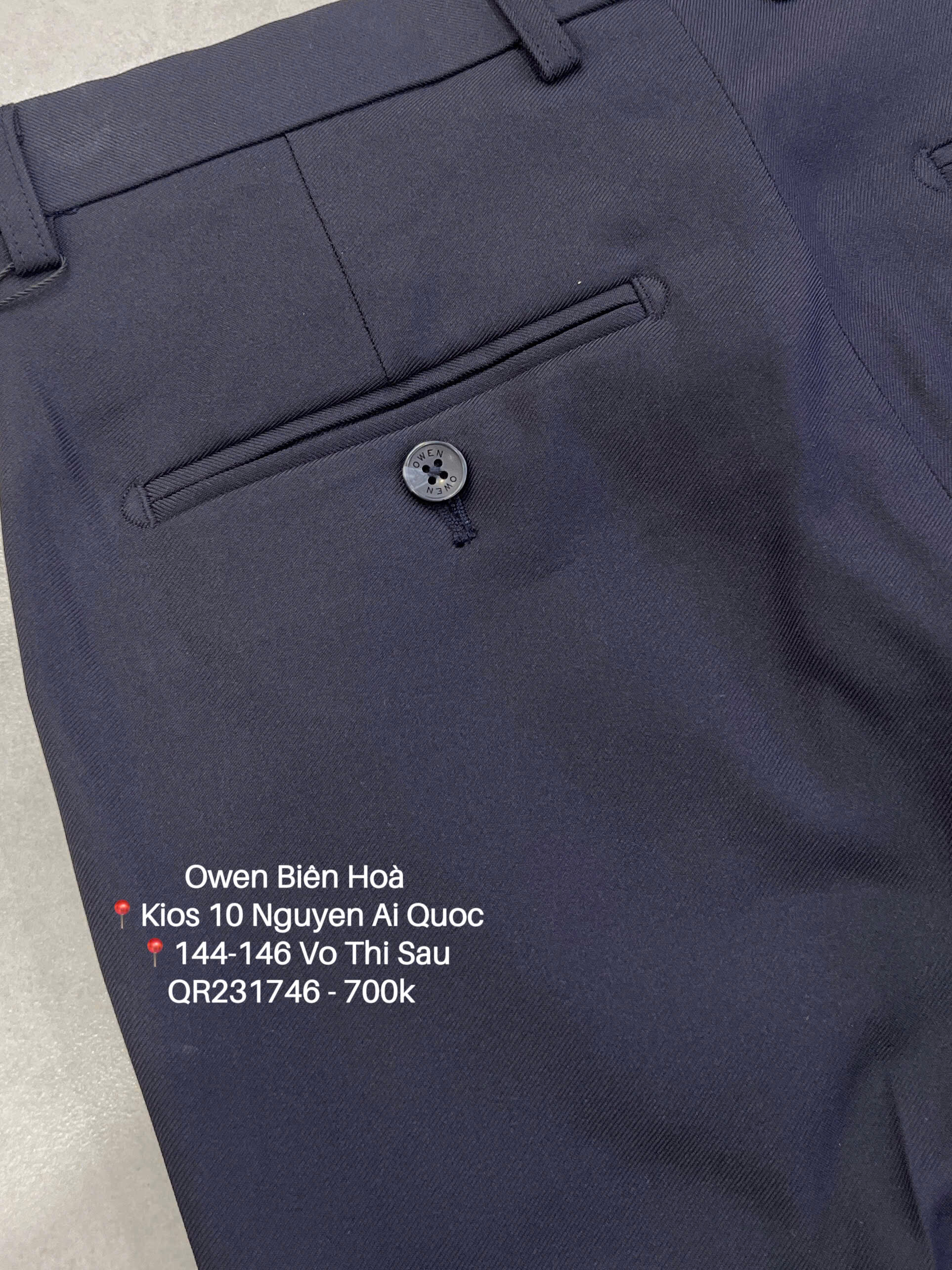 QUẦN TÂY QR231746 xanh đen (no repeat)