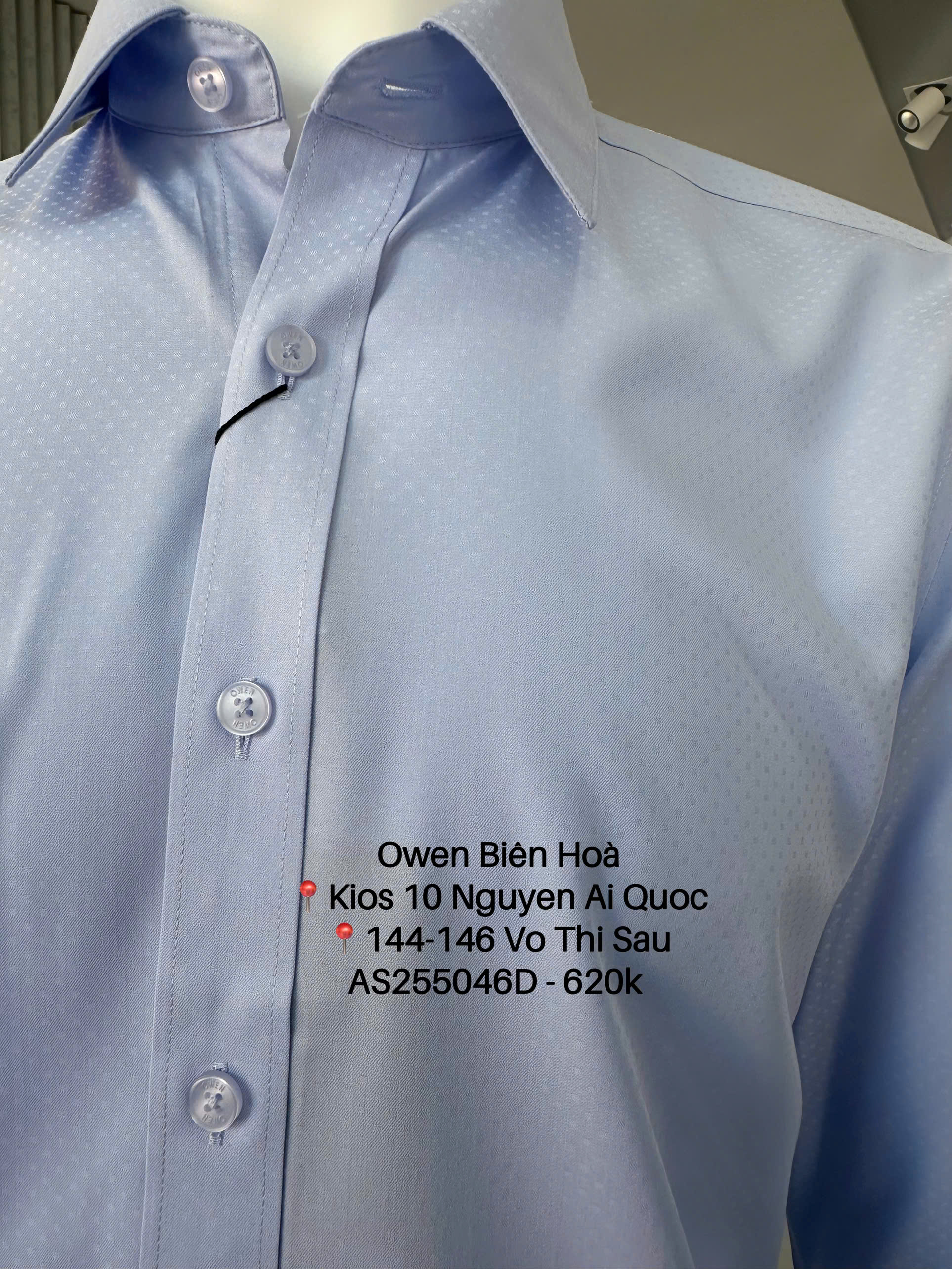 ÁO SƠ MI DÀI TAY AS255046D