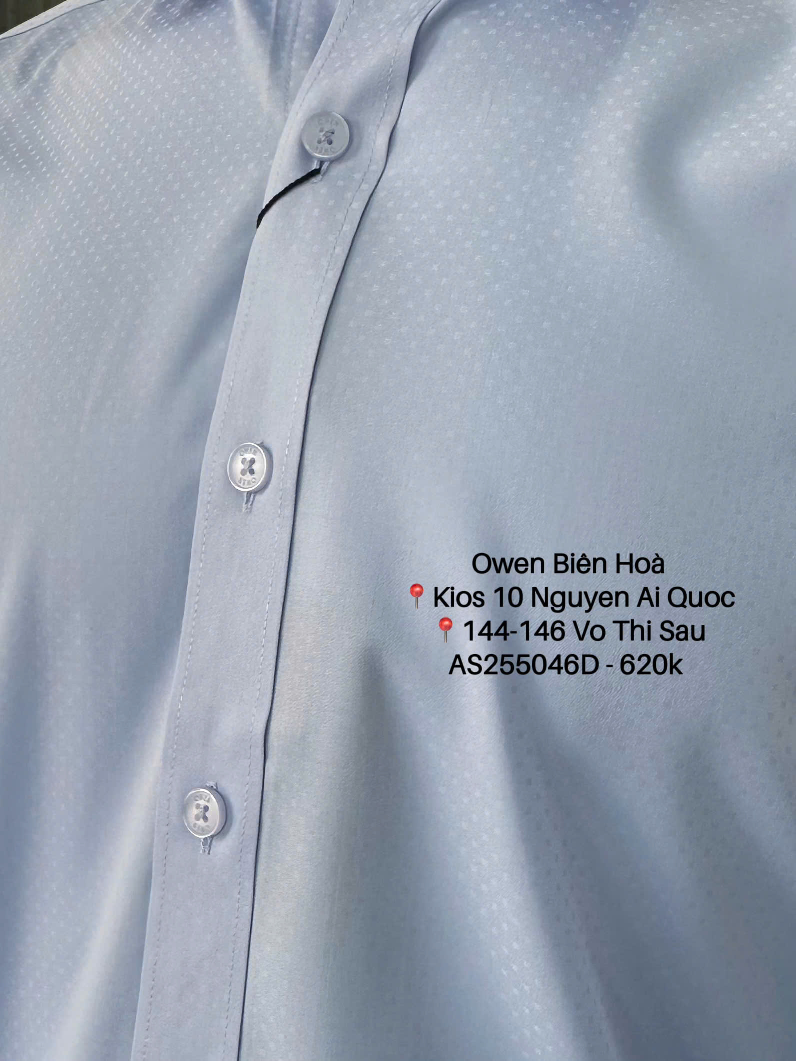 ÁO SƠ MI DÀI TAY AS255046D