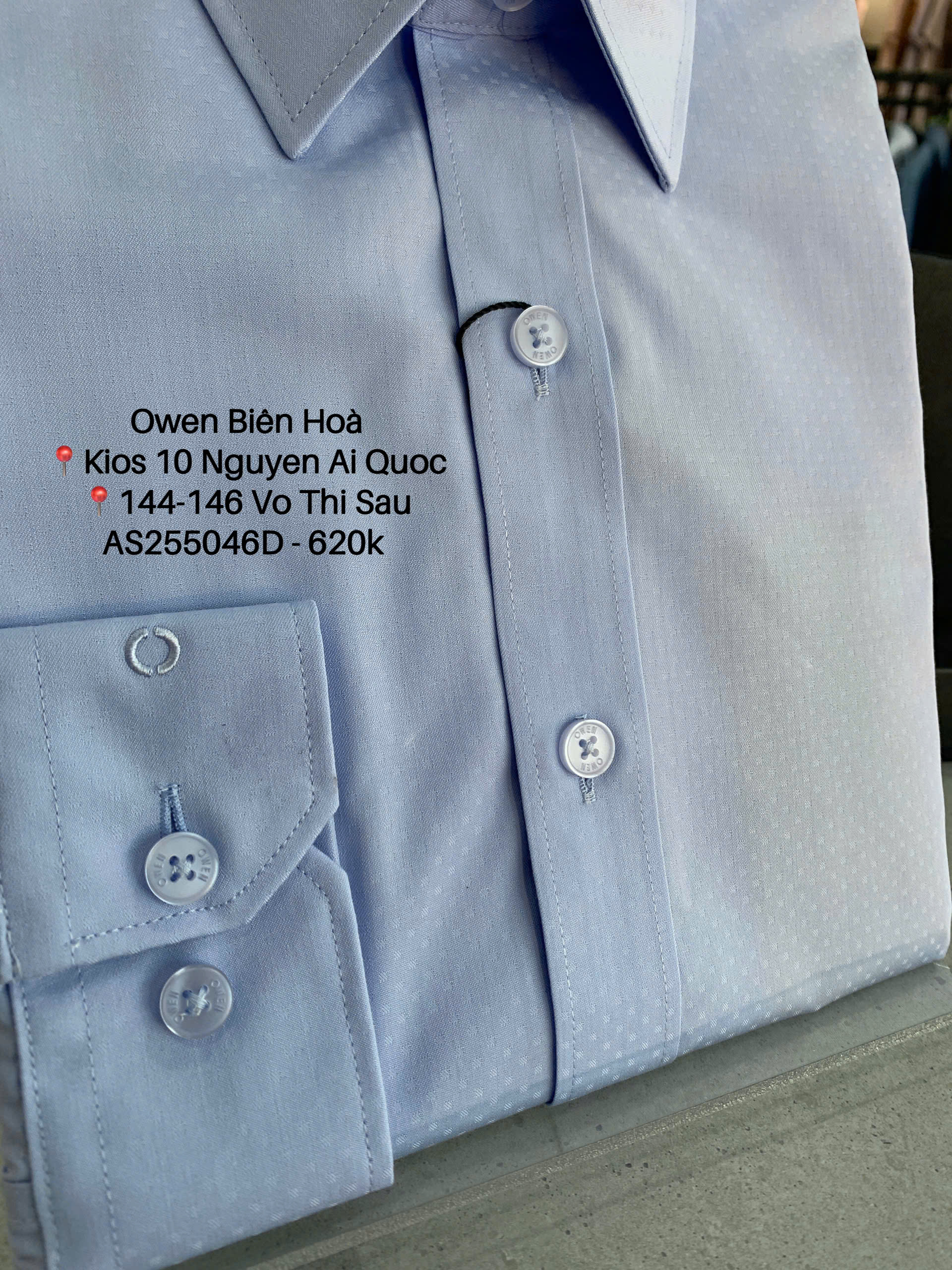 ÁO SƠ MI DÀI TAY AS255046D