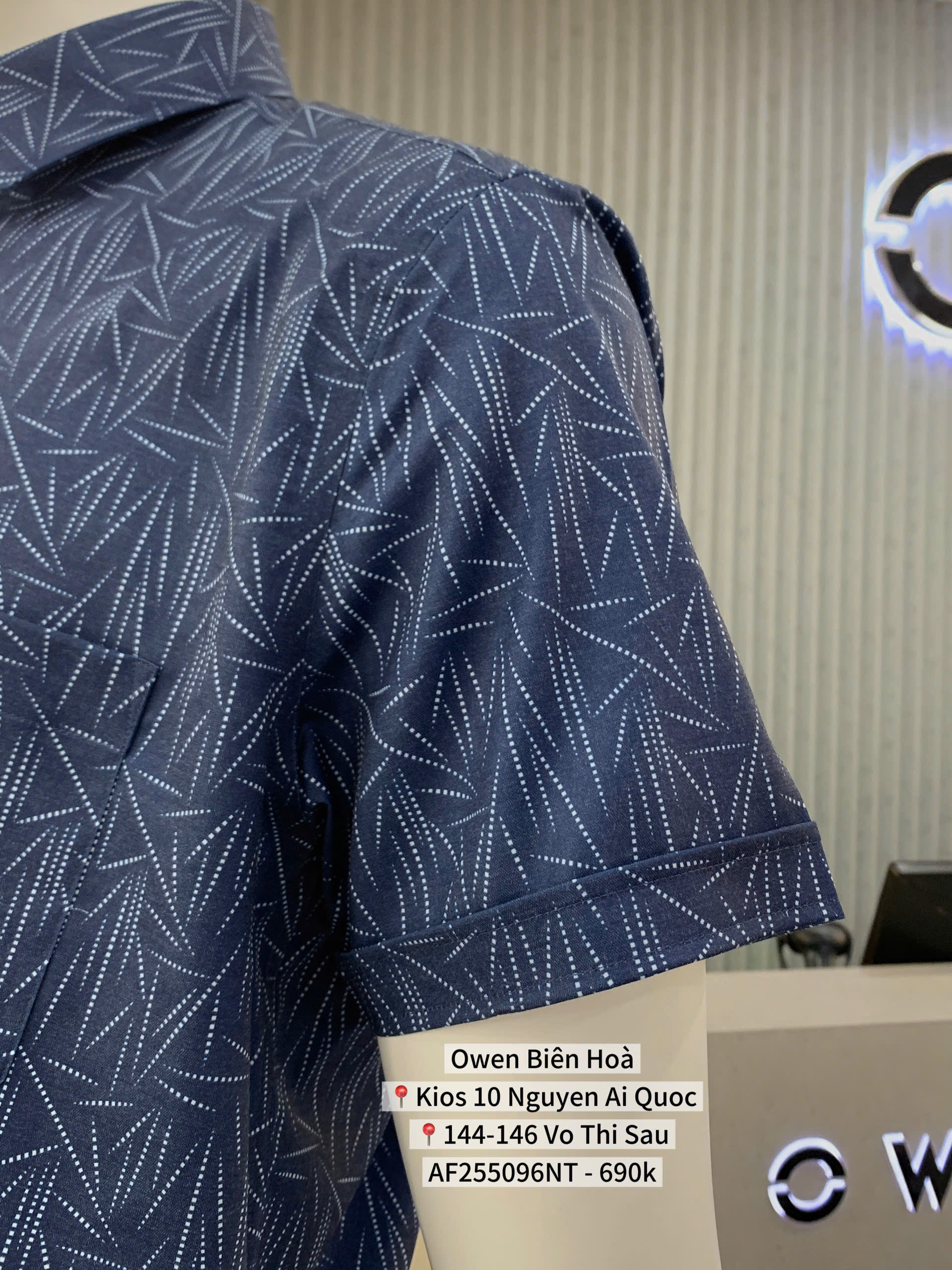 ÁO SƠ MI NGẮN TAY AF255096NT