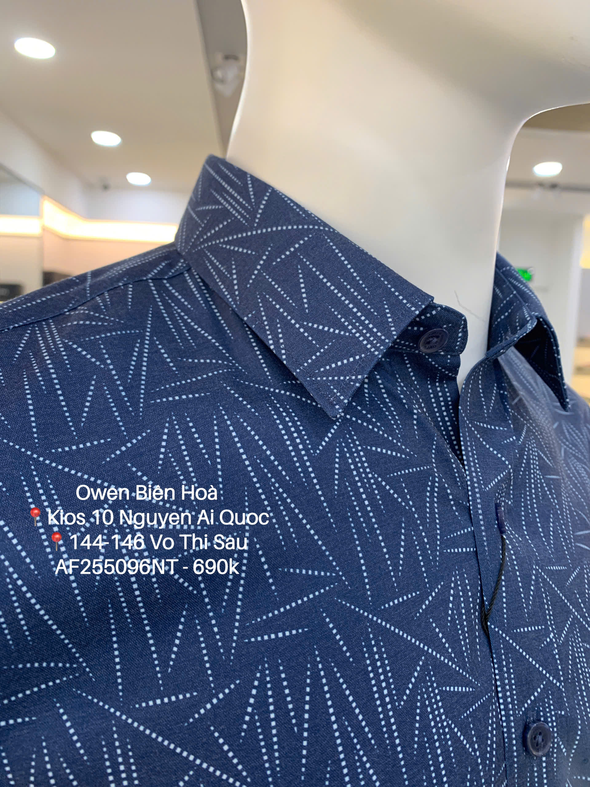 ÁO SƠ MI NGẮN TAY AF255096NT