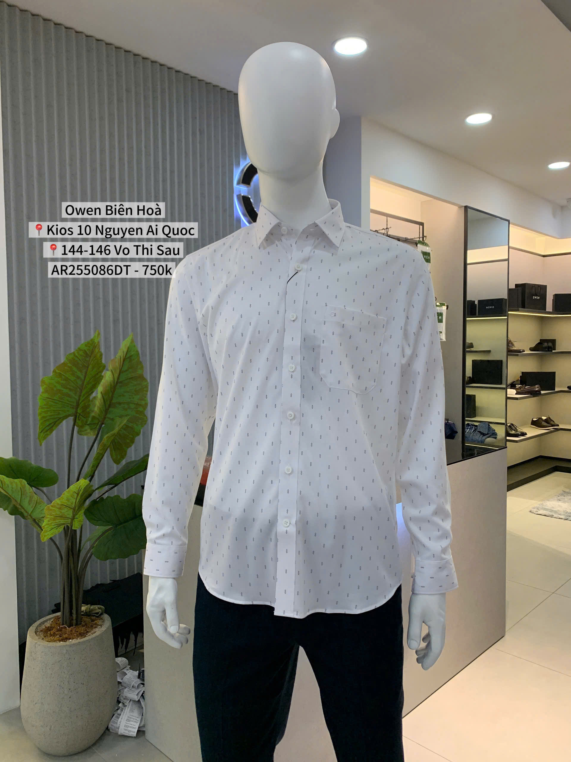 Áo sơ mi dài tay AR255086DT