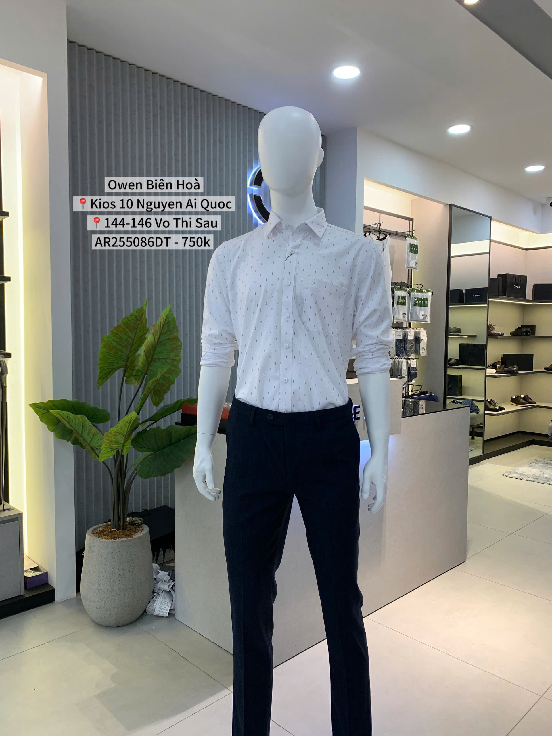 Áo sơ mi dài tay AR255086DT