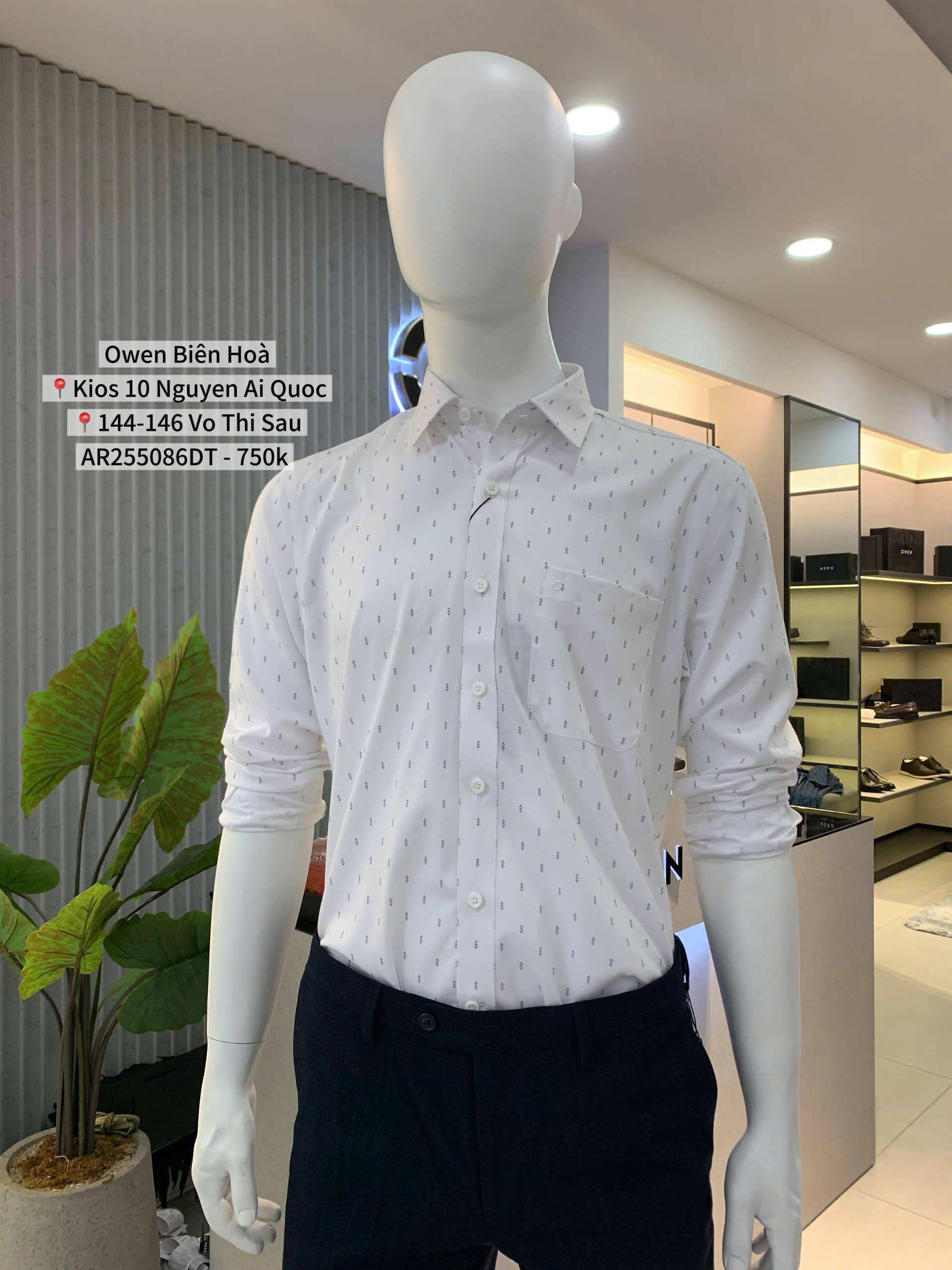 Áo sơ mi dài tay AR255086DT