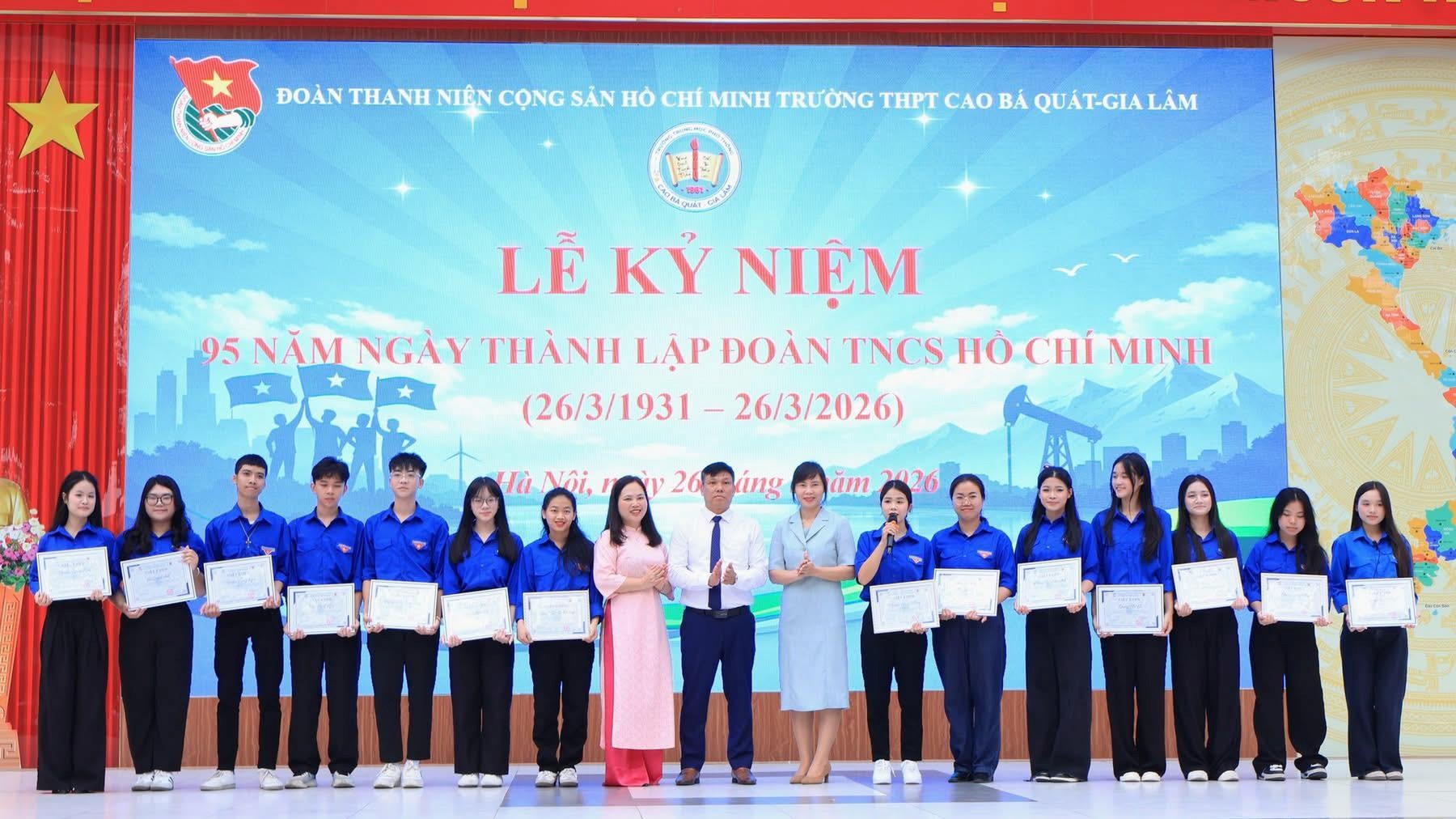 Chào mừng 95 năm ngày thành lập Đoàn TNCS Hồ Chí Minh