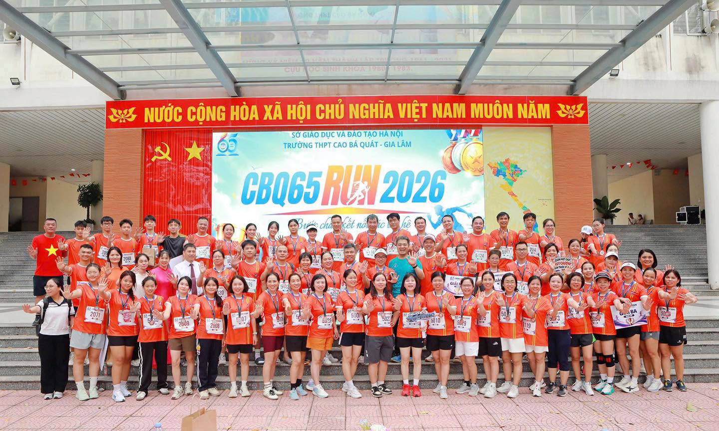 CBQ65 RUN 2026 – NHỮNG BƯỚC CHÂN VIẾT TIẾP HÀNH TRÌNH 65 NĂM