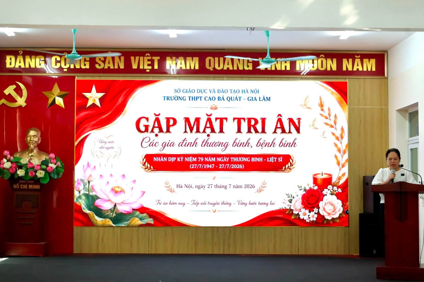 Gặp mặt tri ân các gia đình thương binh, bệnh binh nhân dịp kỷ niệm 79 năm ngày thương binh liệt sĩ (27/7/1947-27/7/2026)