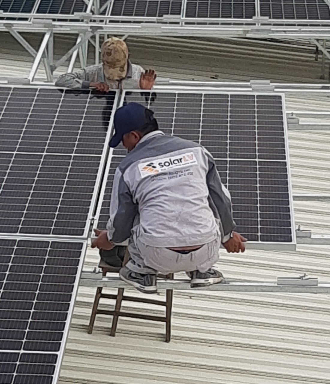 Lắp đặt Điện mặt trời 82kWp áp mái nhà Xưởng tại Bắc Ninh