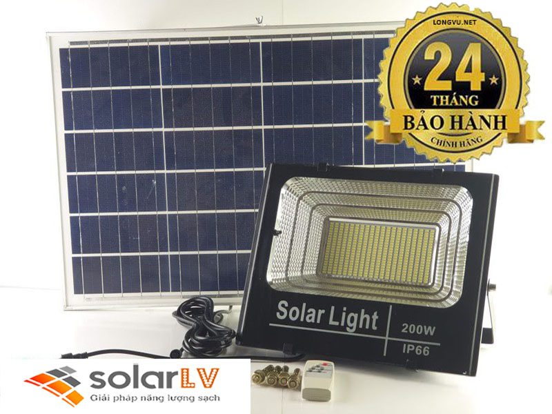 Đèn pha năng lượng mặt trời Solar Light 200W