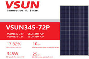 Tấm pin năng lượng mặt trời Mono 345W